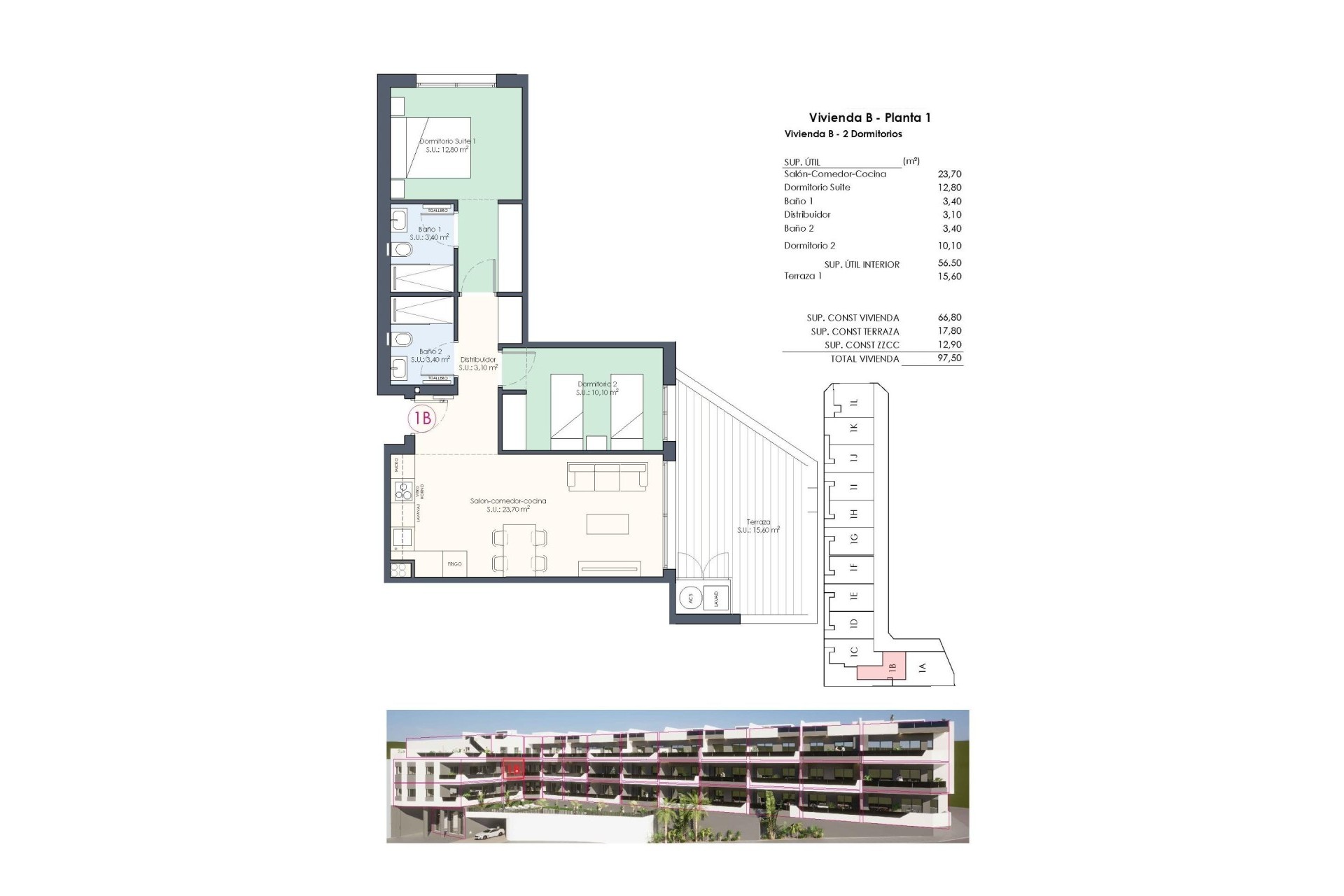New Build - Wohnung / Apartment -
Benijofar - Pueblo