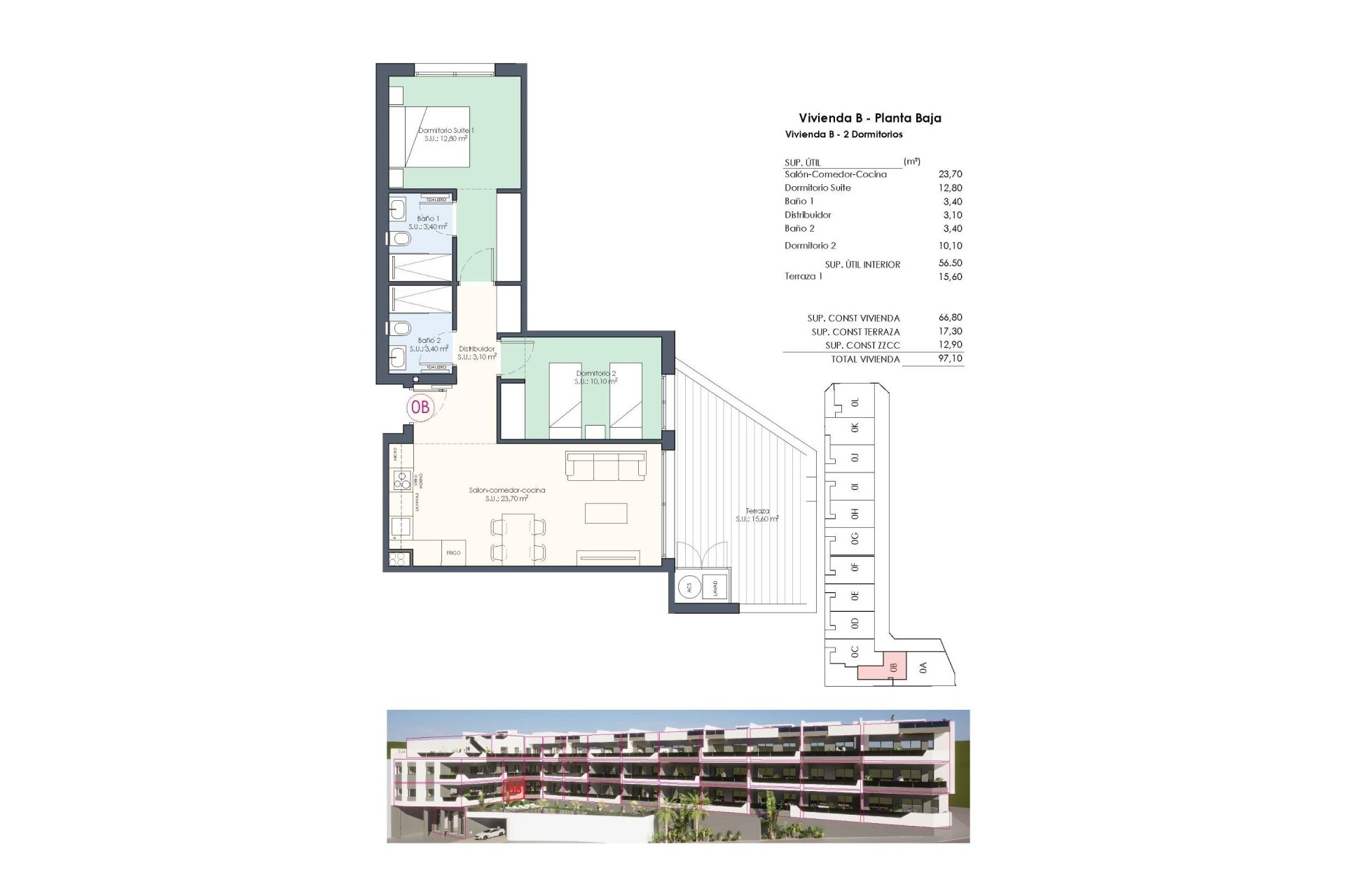 New Build - Wohnung / Apartment -
Benijofar - Pueblo