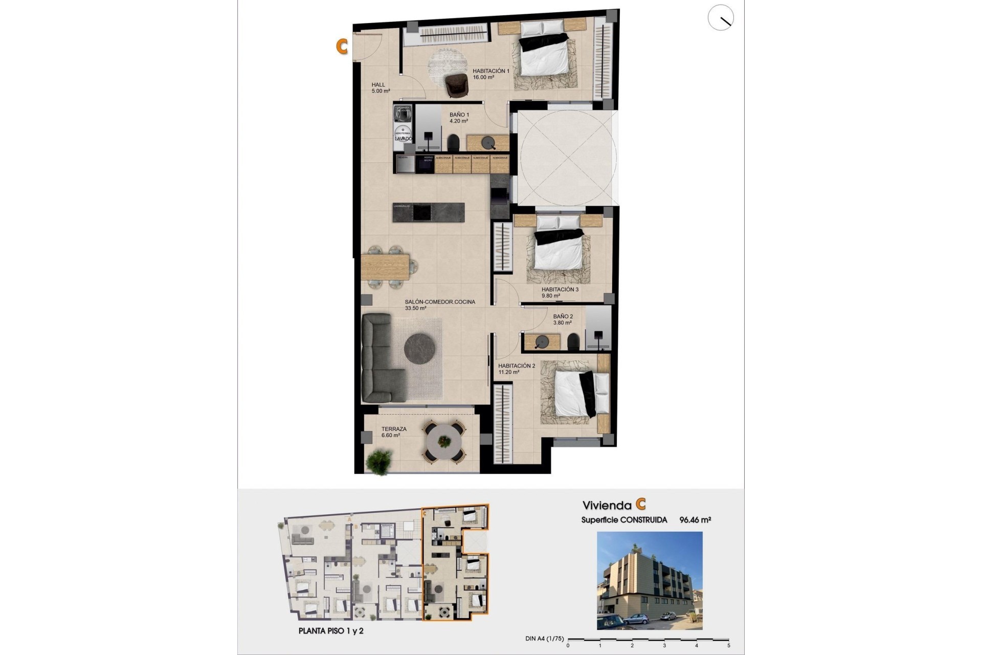 New Build - Wohnung / Apartment -
Catral - pueblo