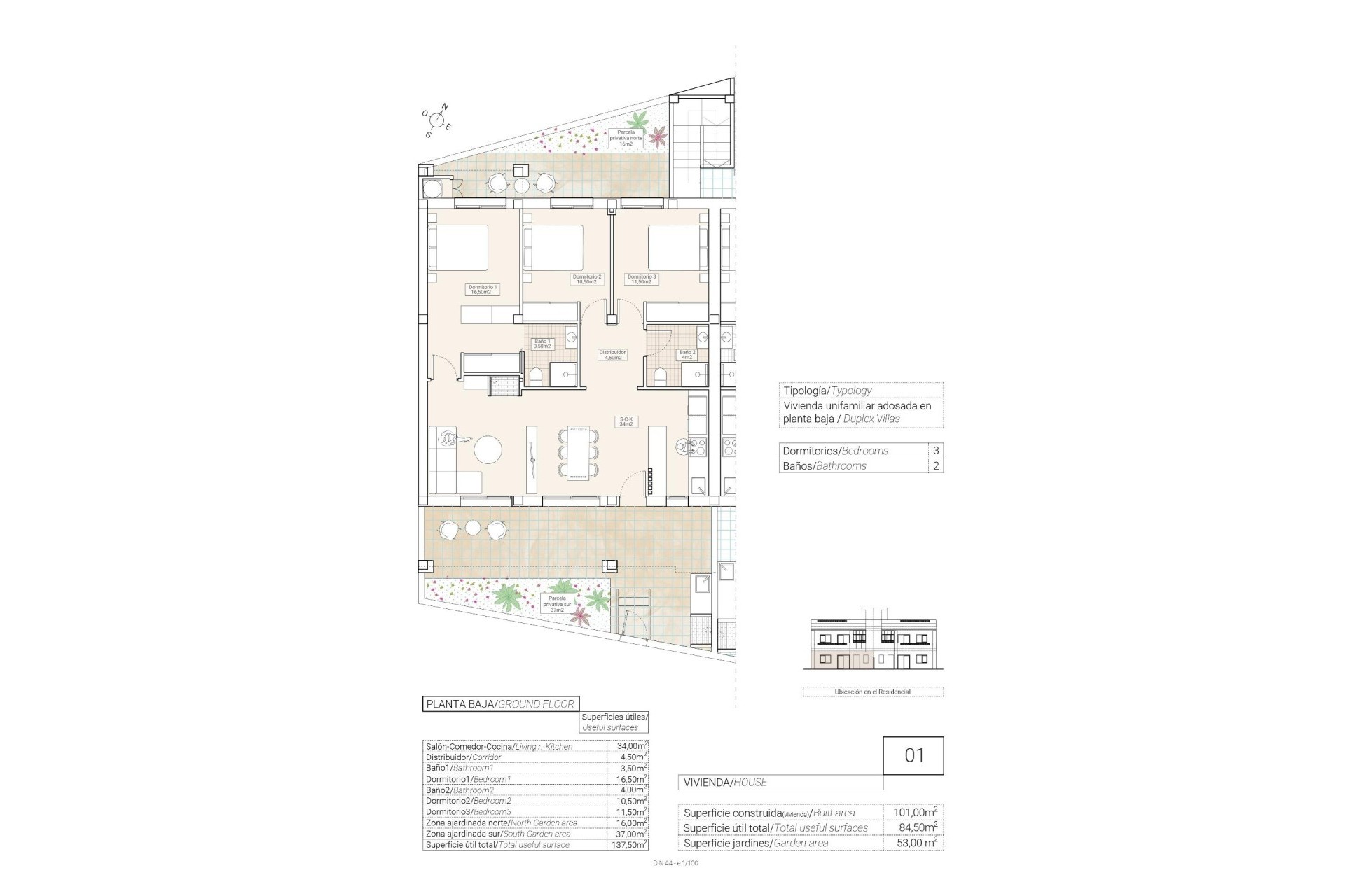 New Build - Wohnung / Apartment -
Hondón de las Nieves - El Salero
