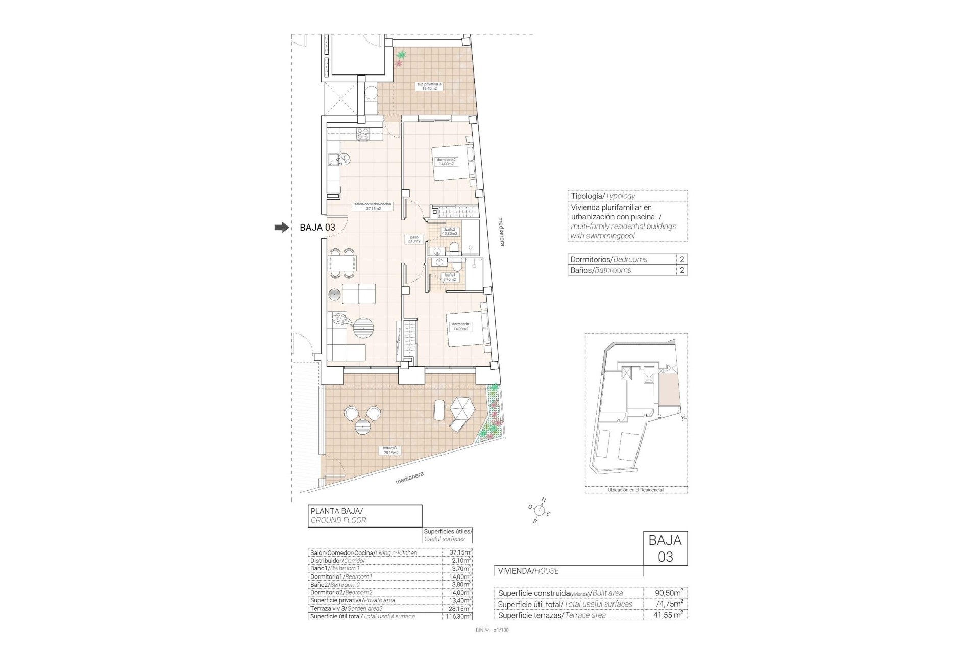 New Build - Wohnung / Apartment -
Hondón de las Nieves - Pueblo
