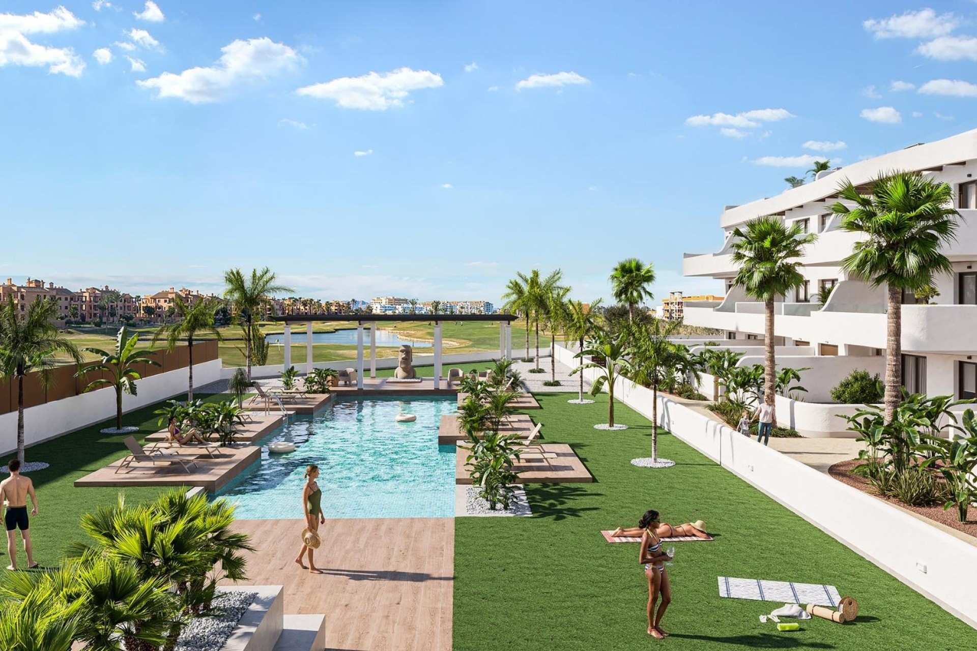 New Build - Wohnung / Apartment -
Los Alcázares - La Serena Golf