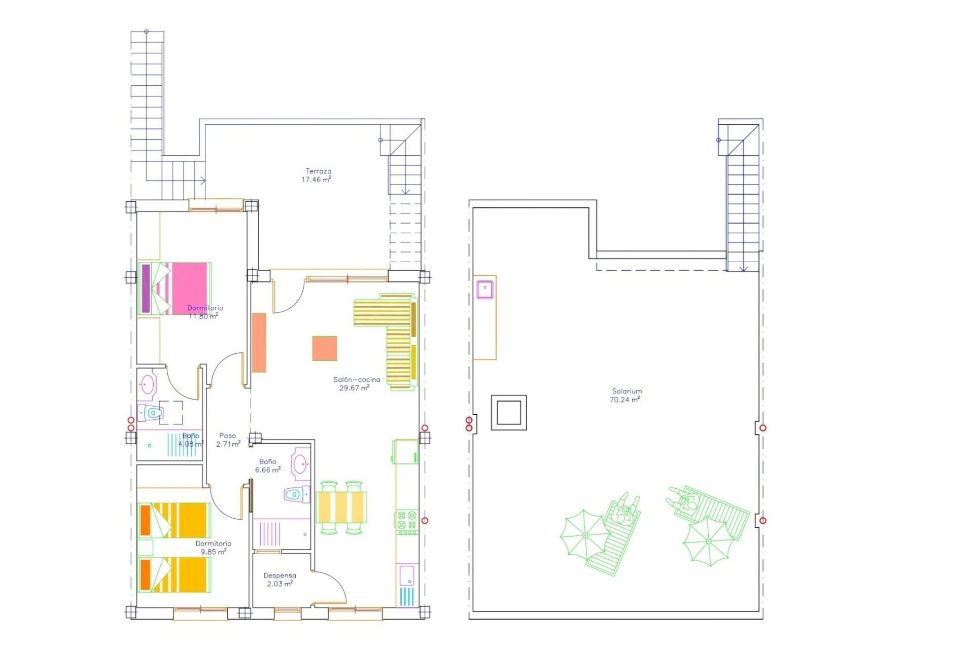 New Build - Wohnung / Apartment -
San Javier - pueblo