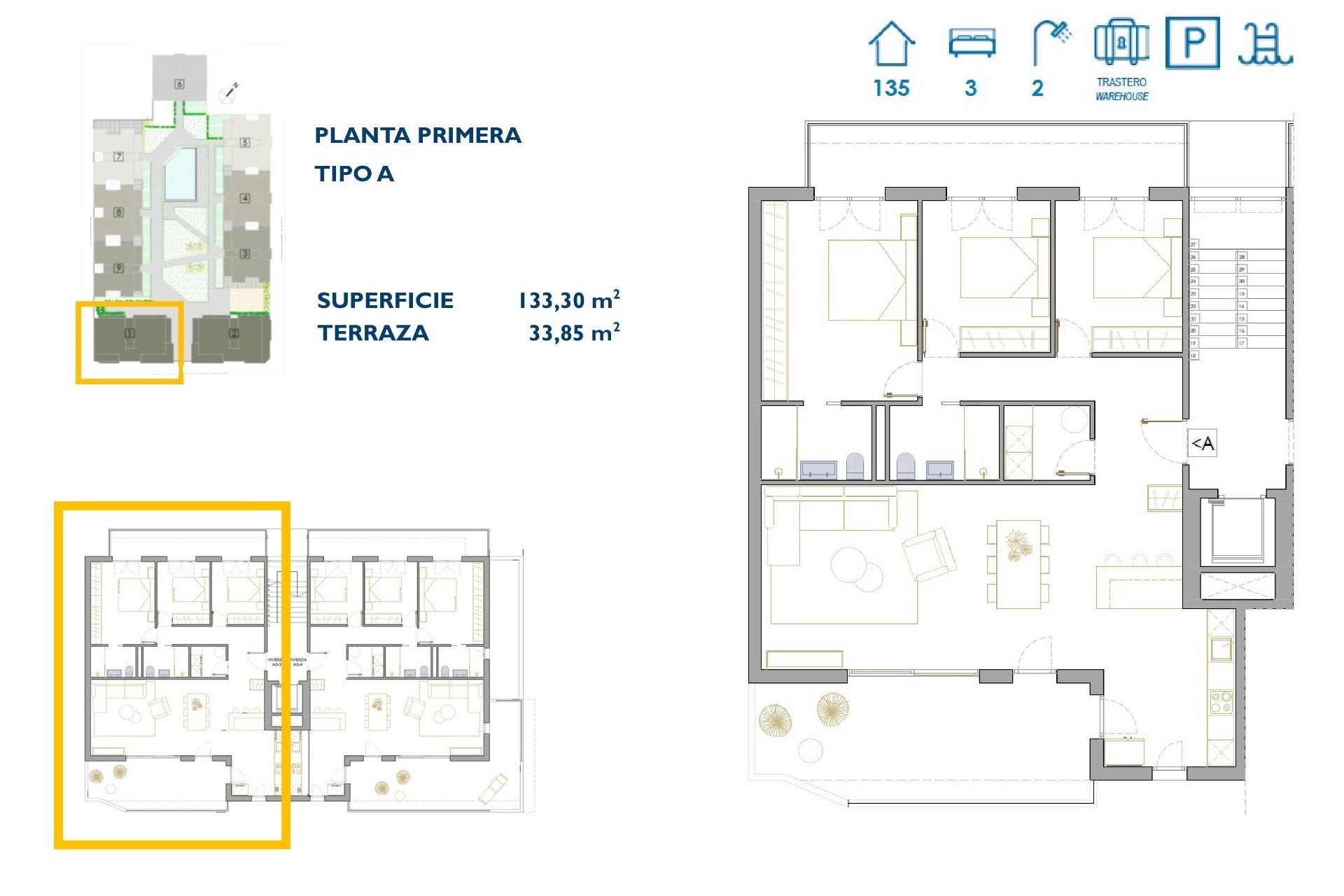 New Build - Wohnung / Apartment -
San Pedro del Pinatar - Pueblo
