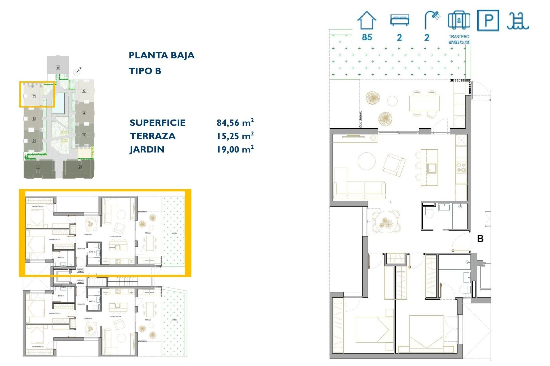 New Build - Wohnung / Apartment -
San Pedro del Pinatar - Pueblo