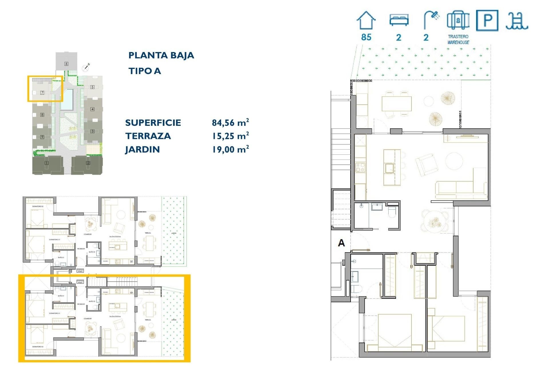 New Build - Wohnung / Apartment -
San Pedro del Pinatar - Pueblo
