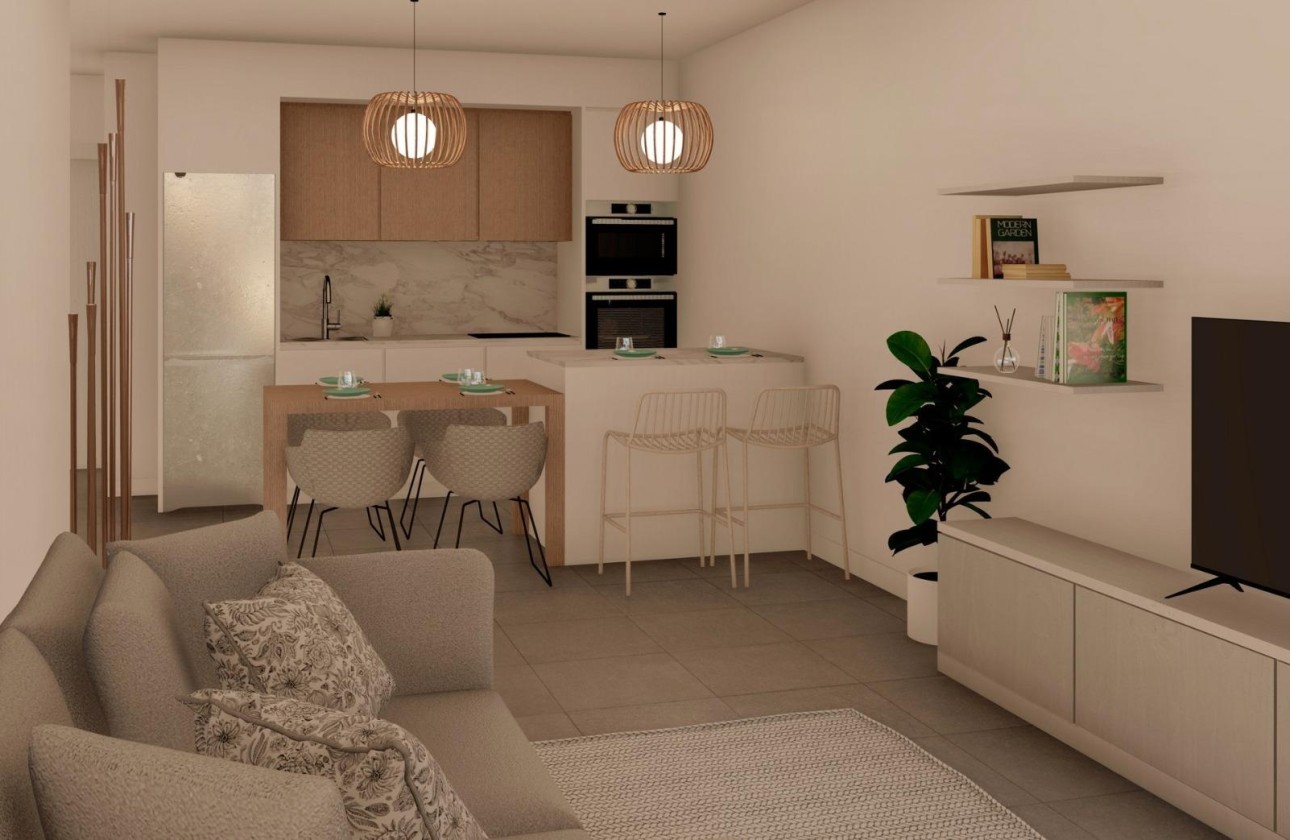 New Build - Wohnung / Apartment -
Torre Pacheco - Roldán