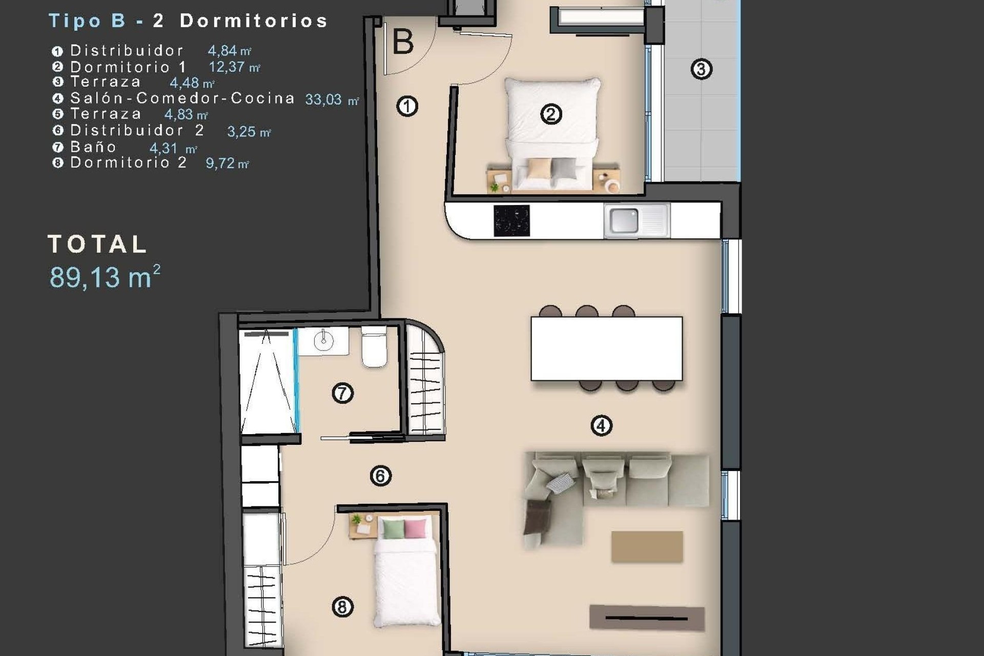 New Build - Wohnung / Apartment -
Torrevieja - Center