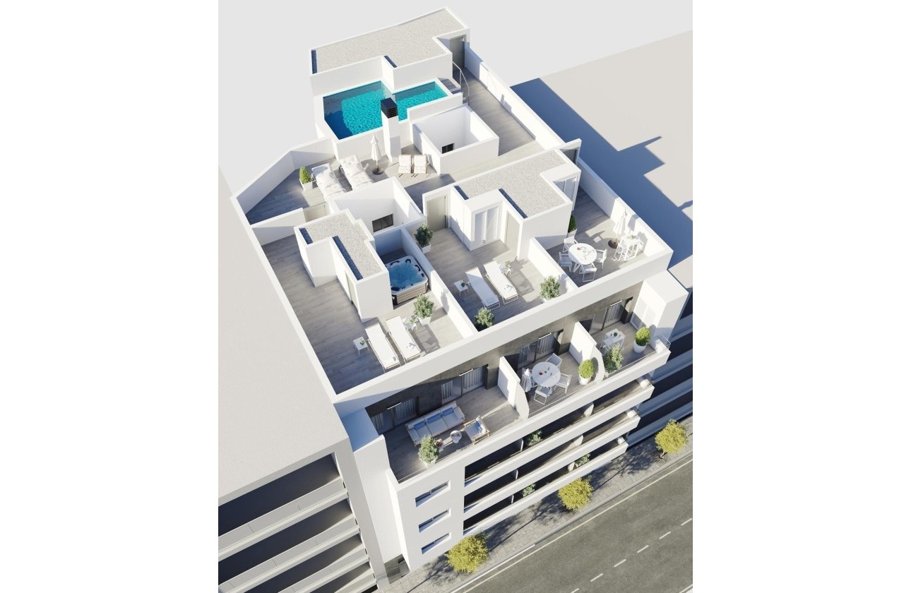 New Build - Wohnung / Apartment -
Torrevieja - Center