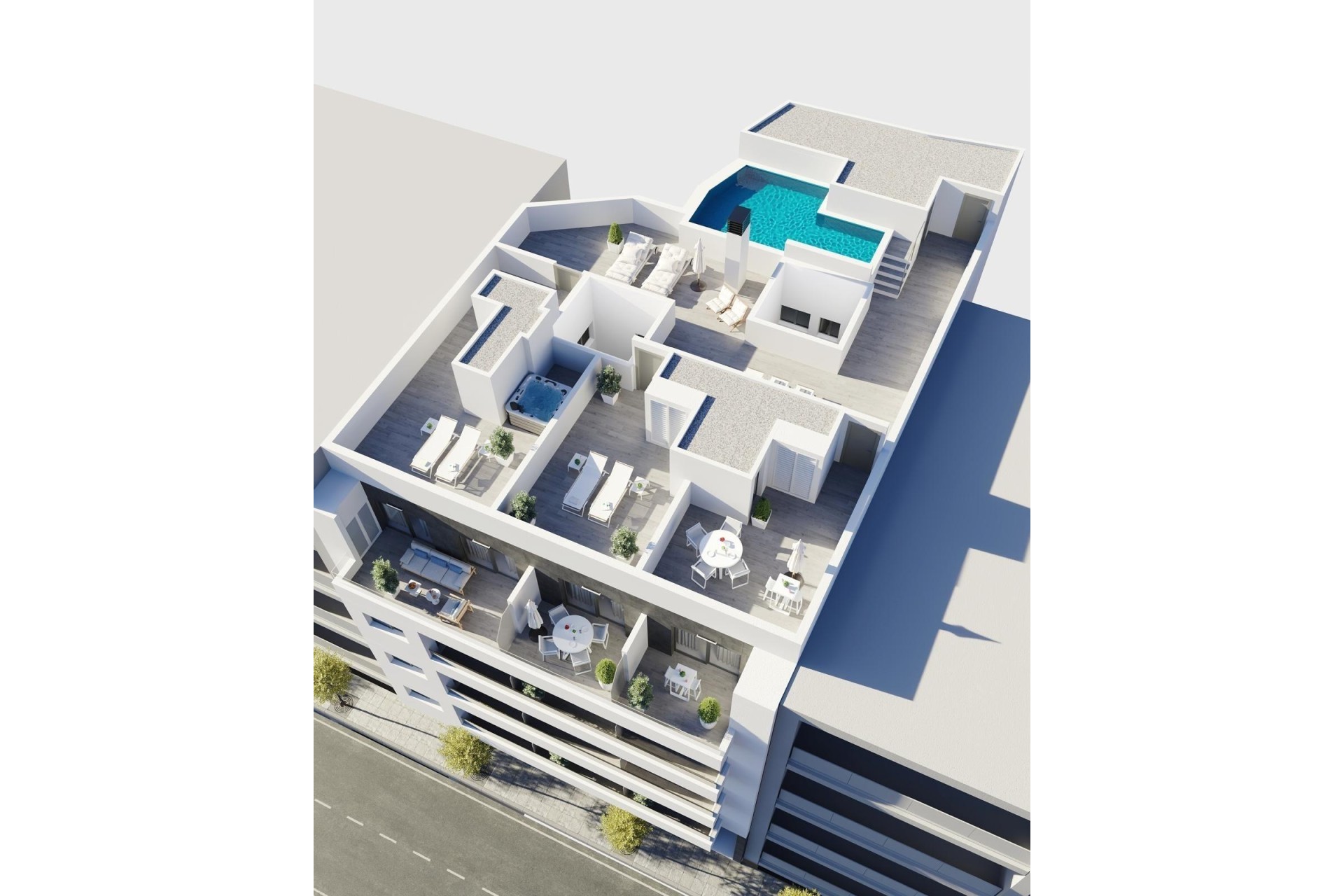 New Build - Wohnung / Apartment -
Torrevieja - Center