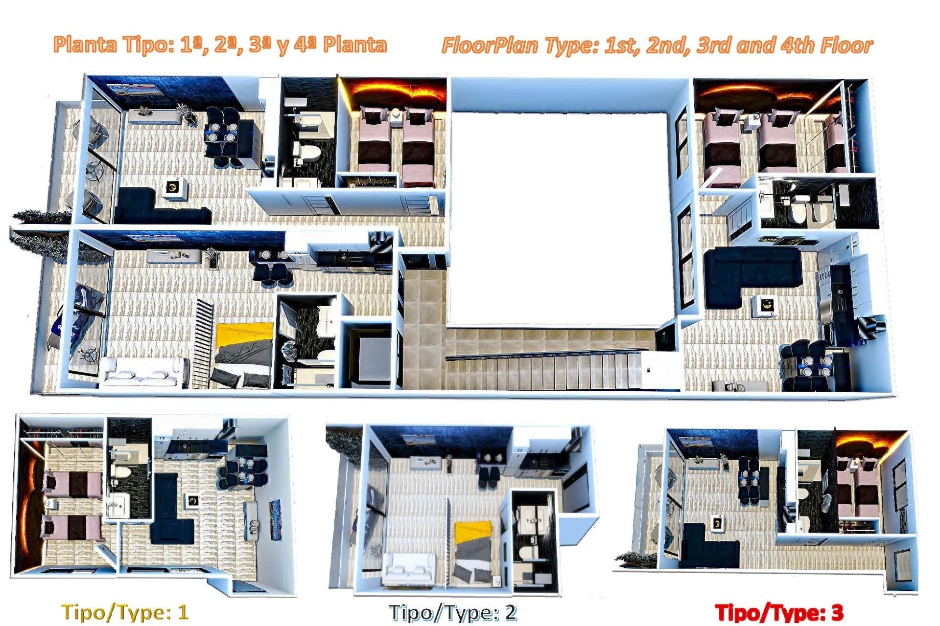 New Build - Wohnung / Apartment -
Torrevieja - Center