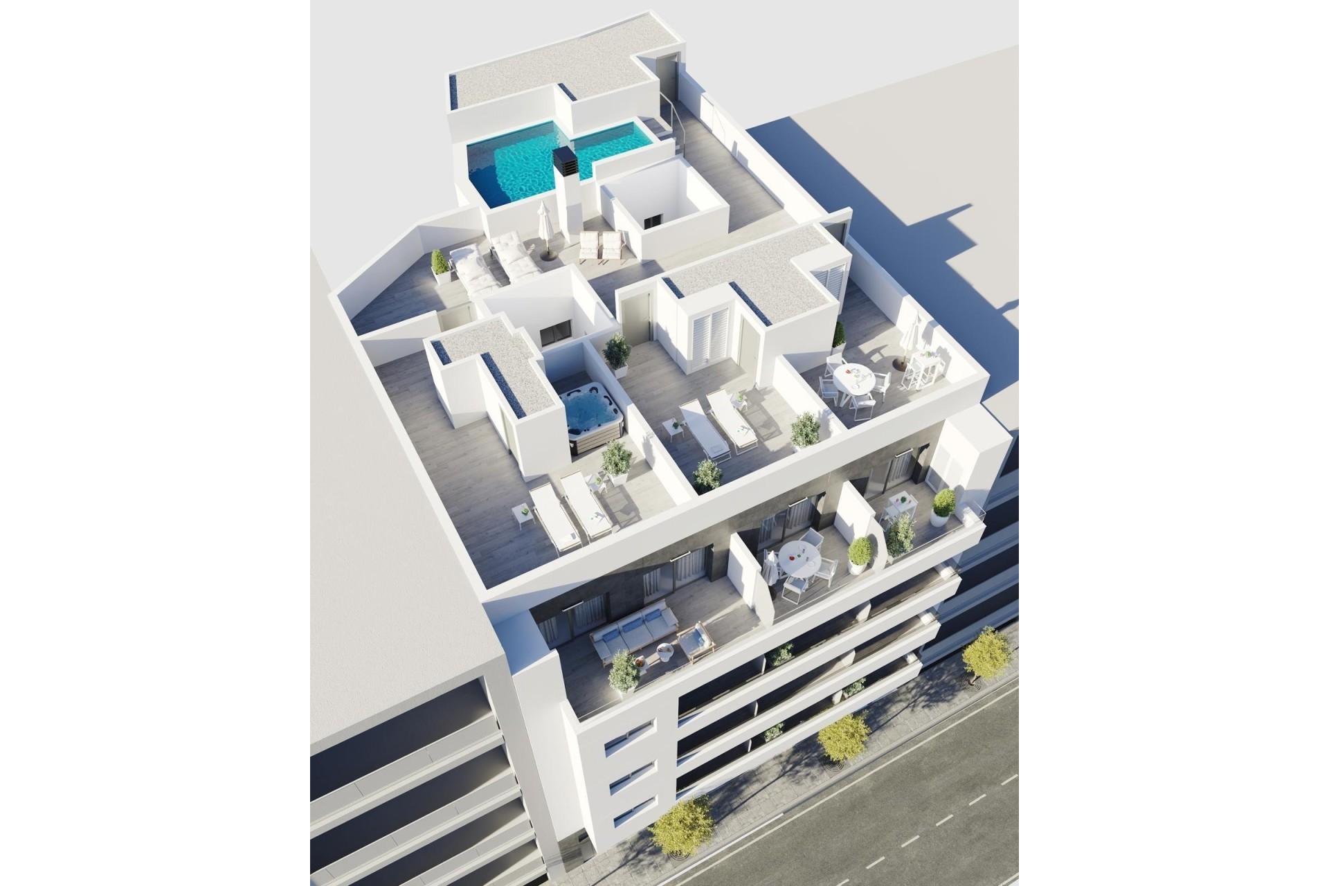 New Build - Wohnung / Apartment -
Torrevieja - Center