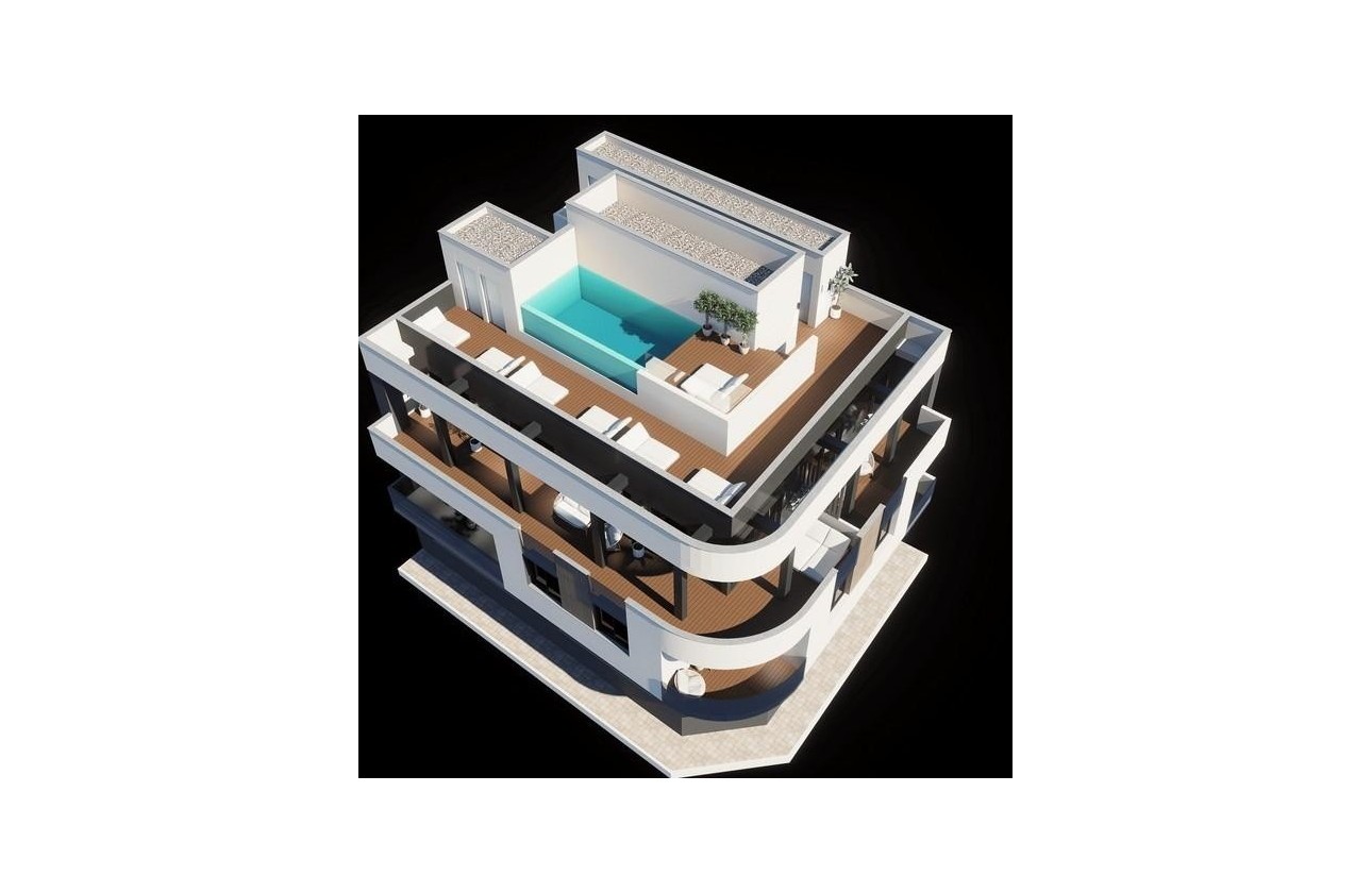New Build - Wohnung / Apartment -
Torrevieja - Center