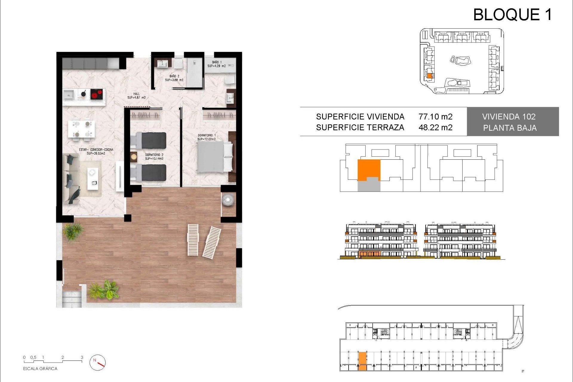New Build - Wohnung / Apartment -
Torrevieja - La Siesta