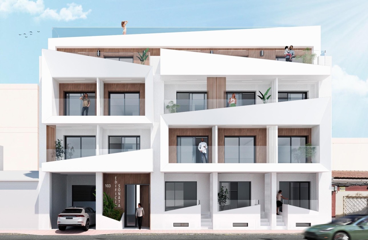 New Build - Wohnung / Apartment -
Torrevieja - Playa del Cura