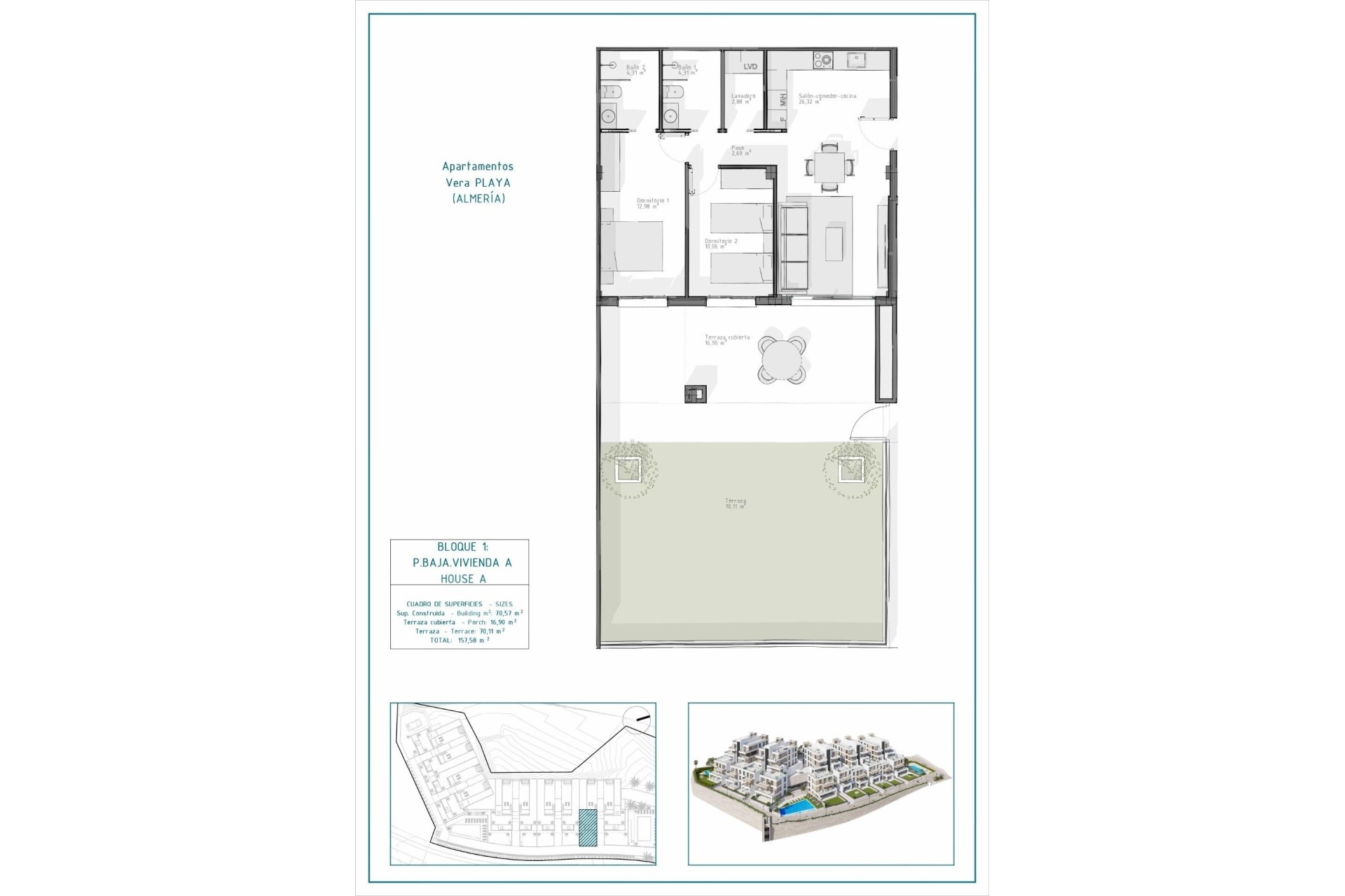 New Build - Wohnung / Apartment -
Vera - Pueblo Salinas