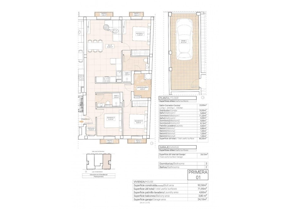 New Build - Wohnung Appartement -
Hondón de las Nieves - Pueblo