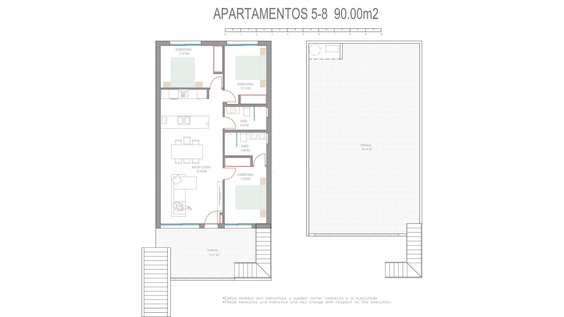 New Build - Wohnung Appartement -
Pilar de la Horadada - Parque del Mediterraneo