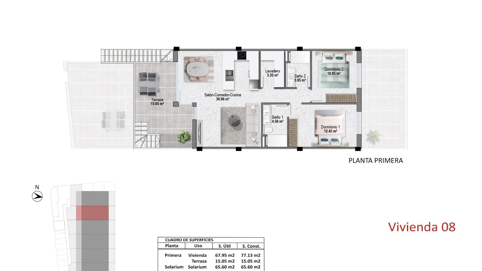 New Build - Wohnung Appartement -
Pilar de la Horadada - pueblo