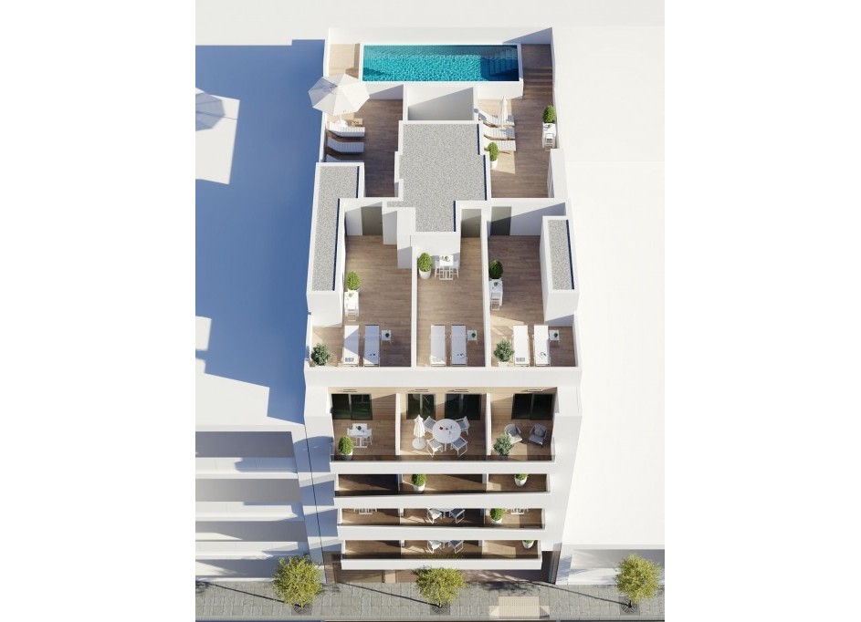 New Build - Wohnung Appartement -
Torrevieja - Center