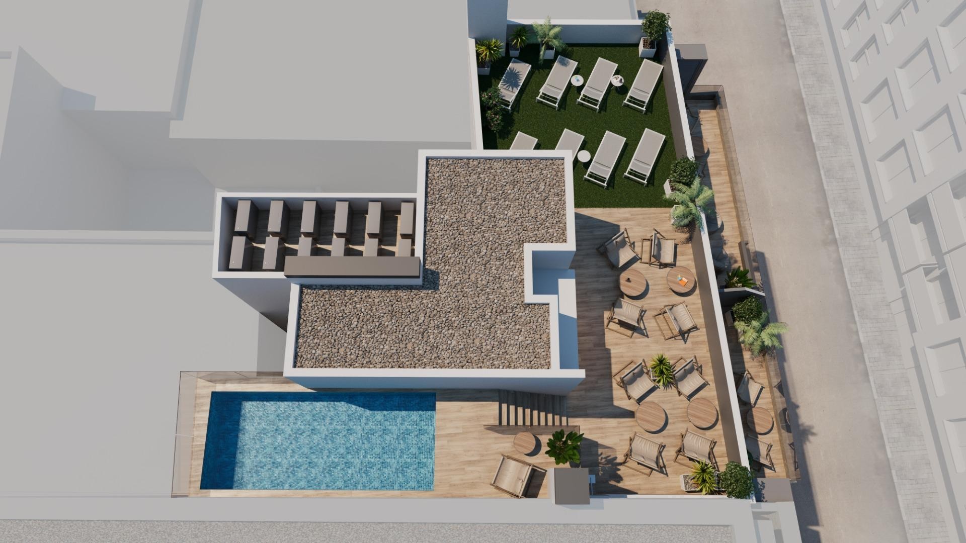 New Build - Wohnung Appartement -
Torrevieja - Center