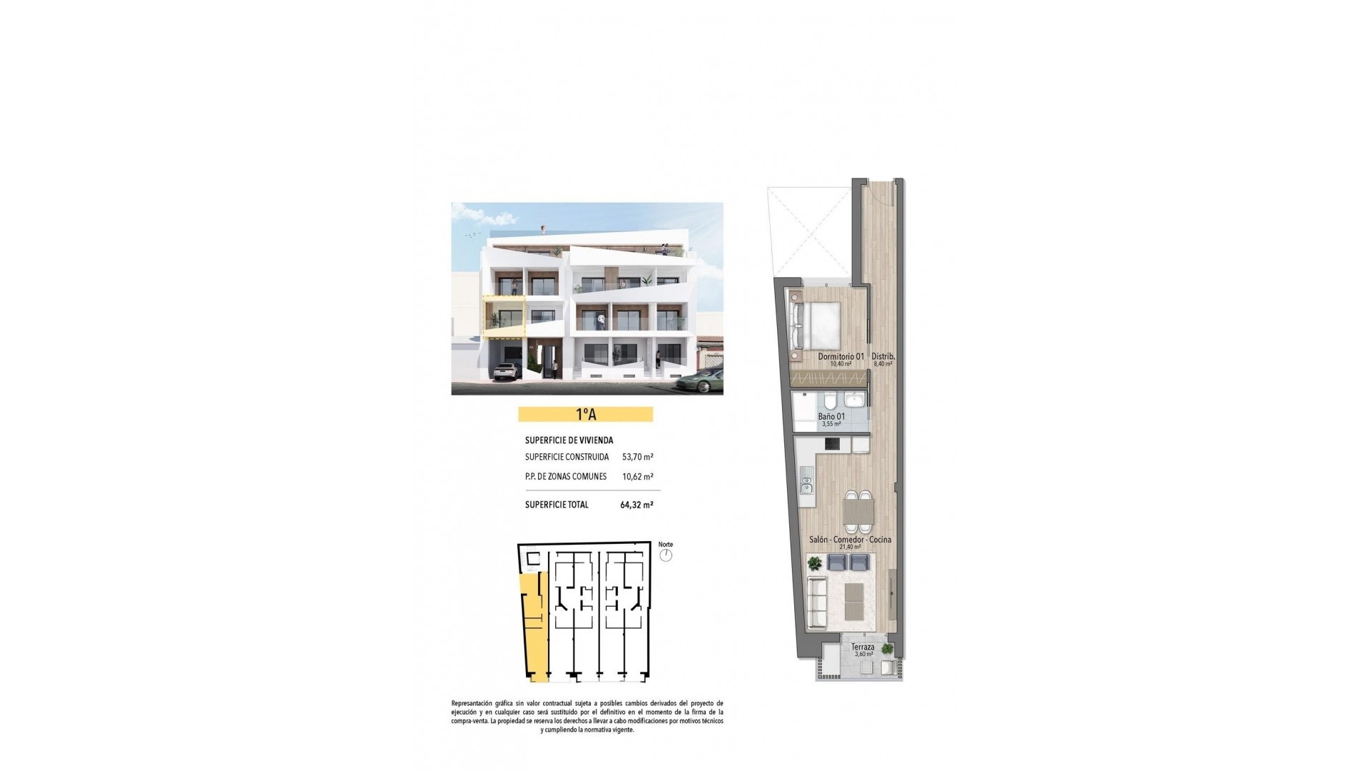 New Build - Wohnung Appartement -
Torrevieja - Playa del Cura