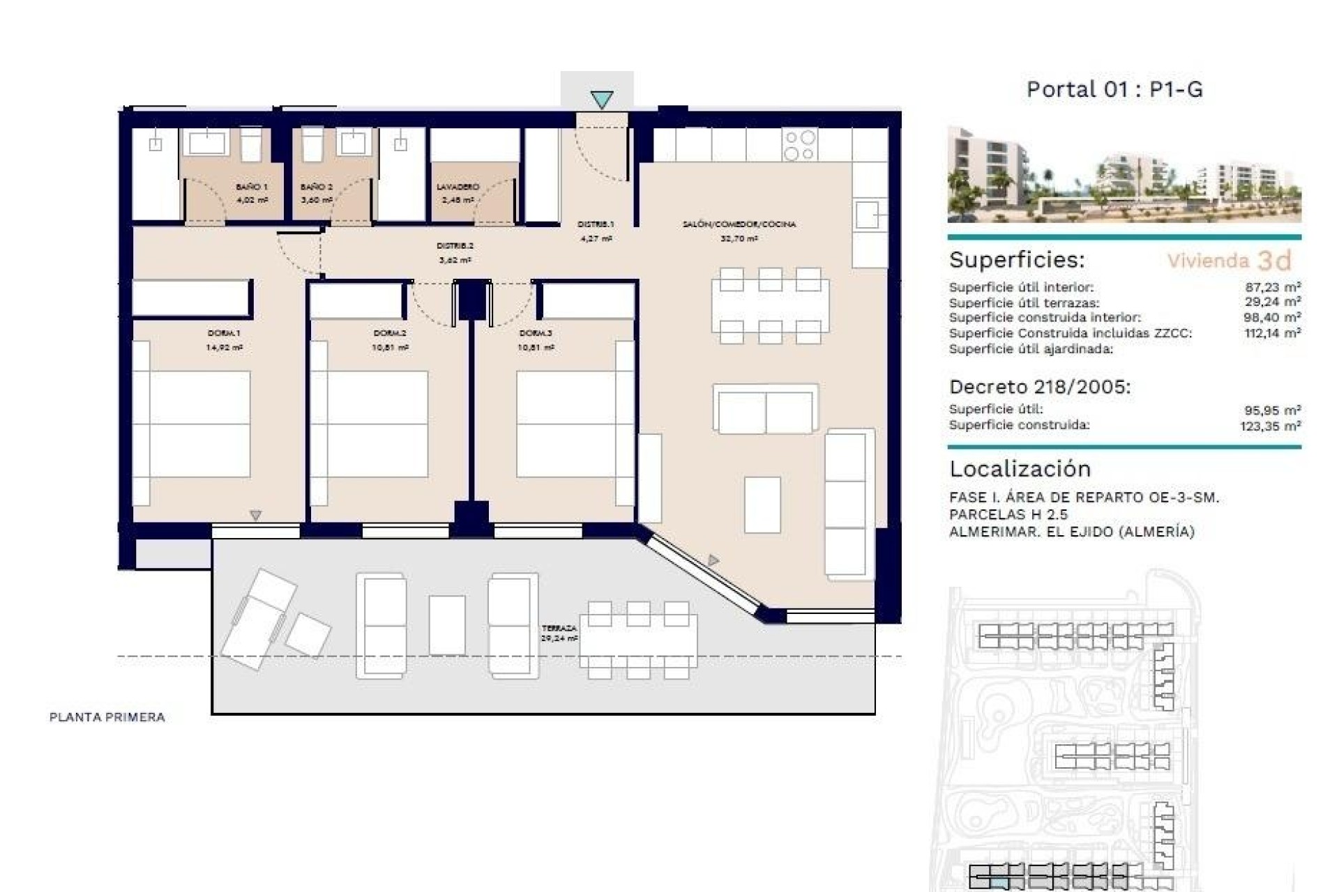 NIEUWBOUW - Appartement / Flat -
Almerimar