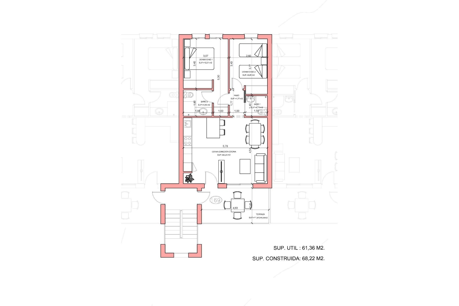NIEUWBOUW - Appartement / Flat -
Fuente Alamo - La Pinilla