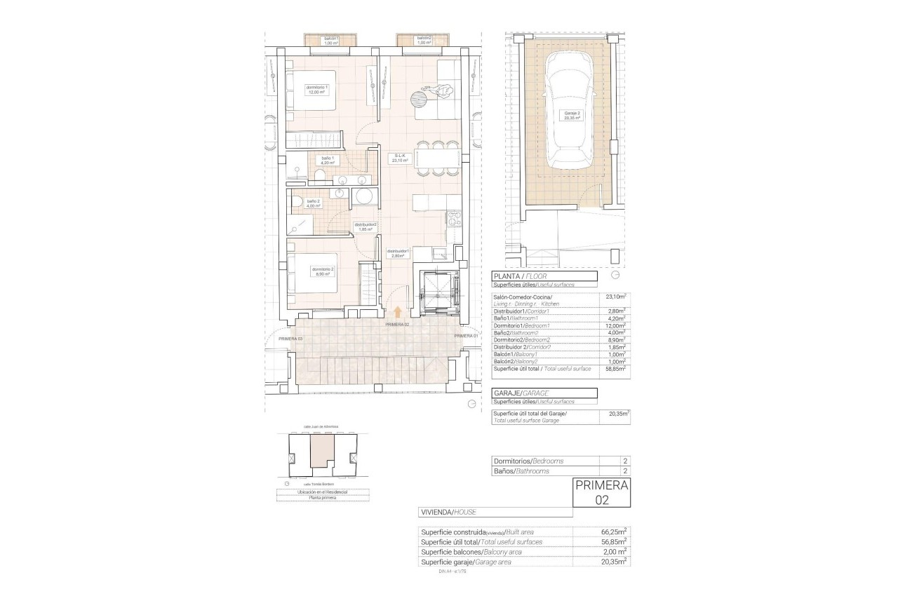 NIEUWBOUW - Appartement / Flat -
Hondón de las Nieves - Pueblo