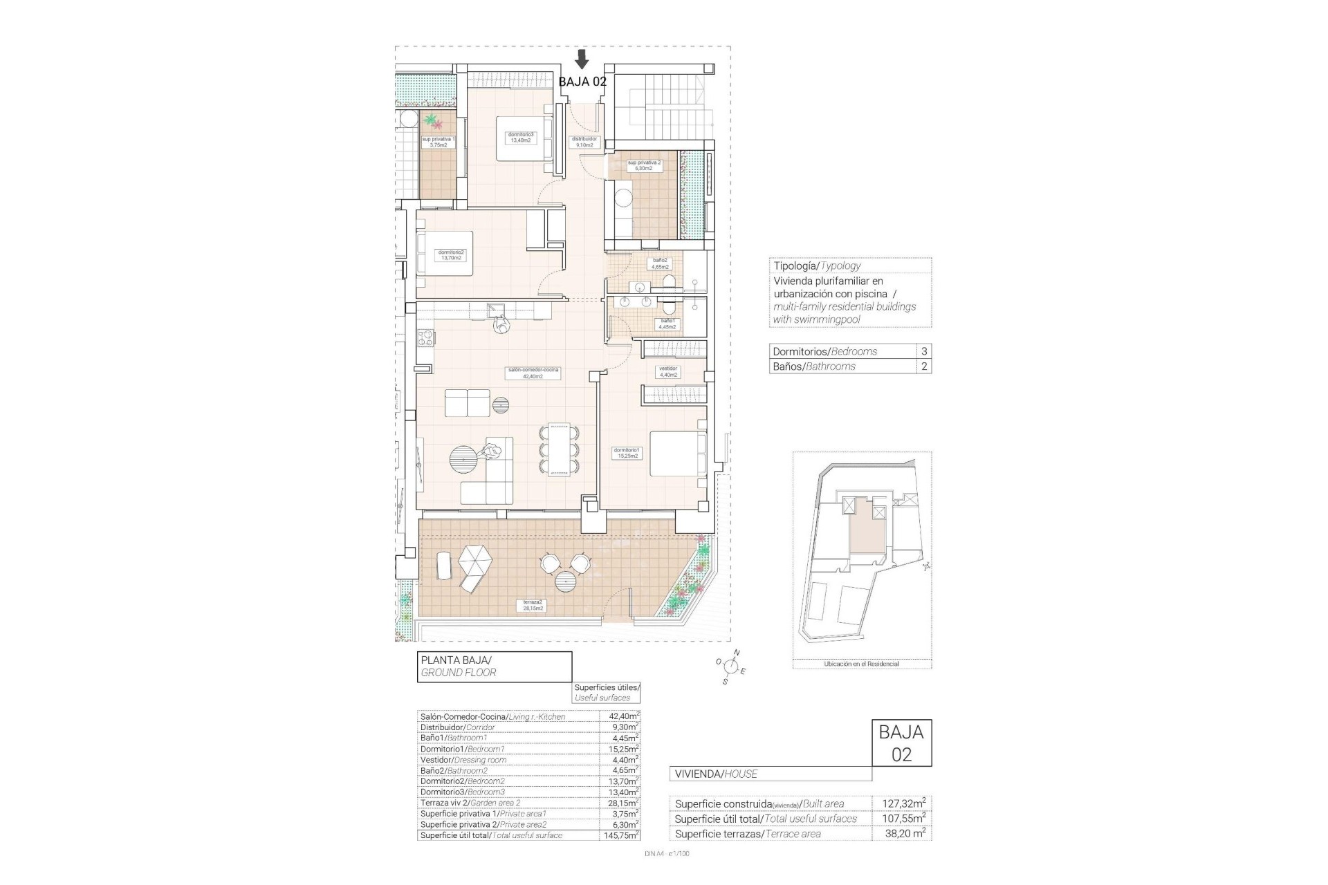 NIEUWBOUW - Appartement / Flat -
Hondón de las Nieves - Pueblo