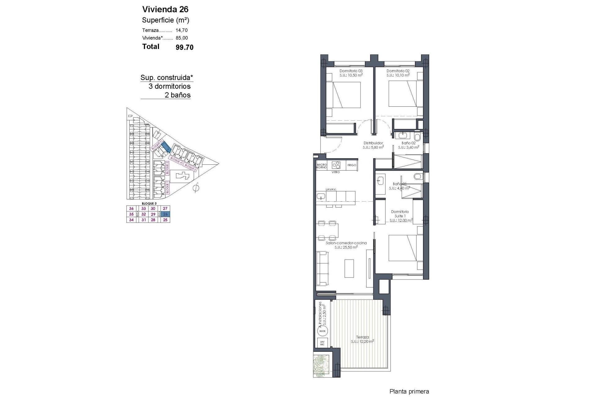 NIEUWBOUW - Appartement / Flat -
Los Alcázares - Serena Golf
