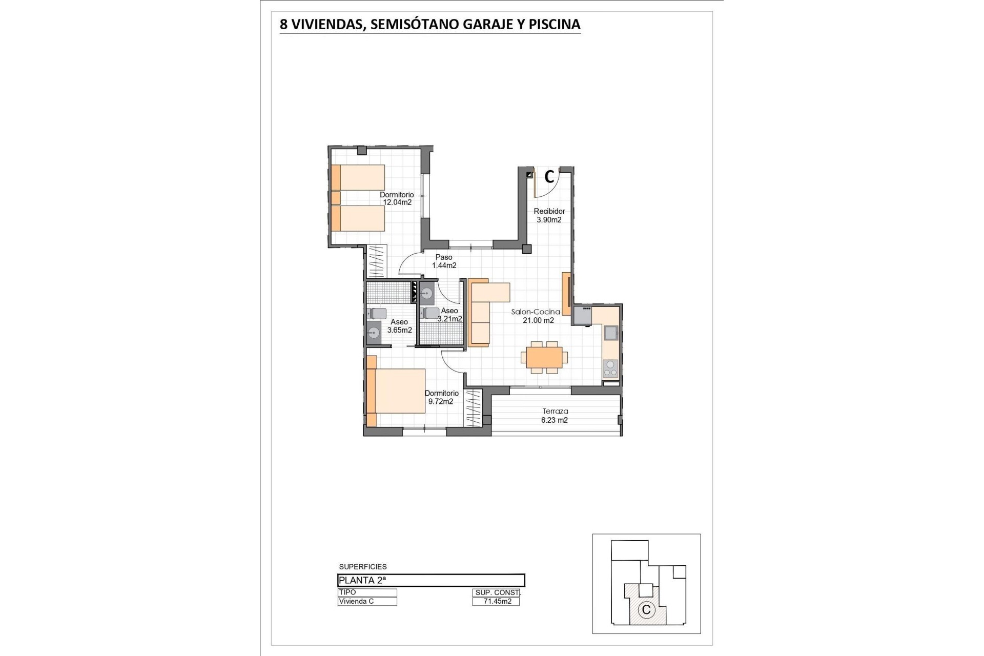 NIEUWBOUW - Appartement / Flat -
San Pedro del Pinatar - Lo Pagán