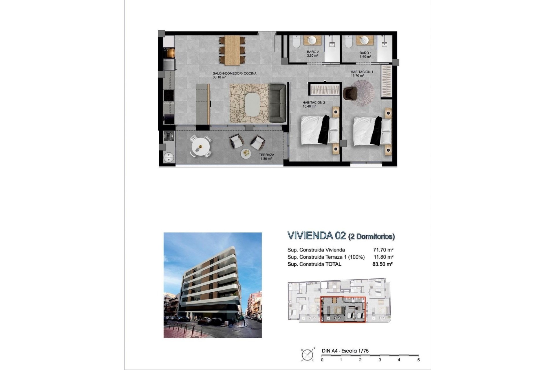 NIEUWBOUW - Appartement / Flat -
Santa Pola - pueblo
