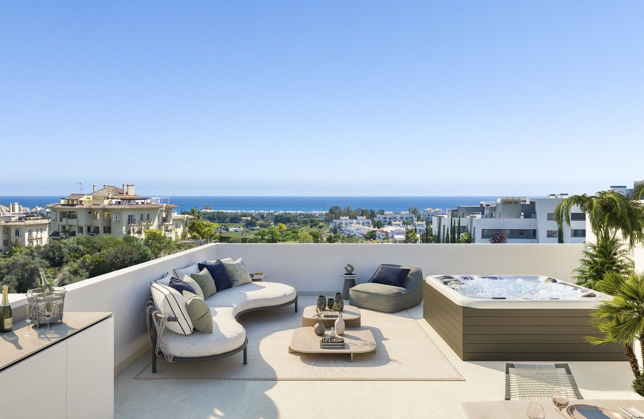 NIEUWBOUW - Halfvrijstaande villa -
Estepona (Málaga) - Spain