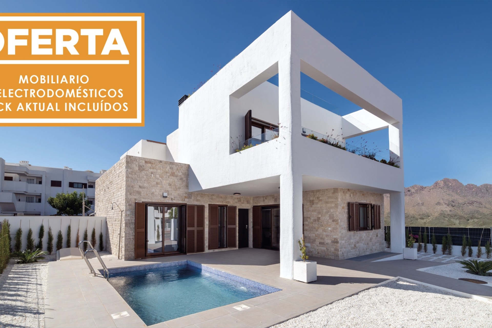 NIEUWBOUW - Halfvrijstaande villa -
Pulpí (Almería) - Spain