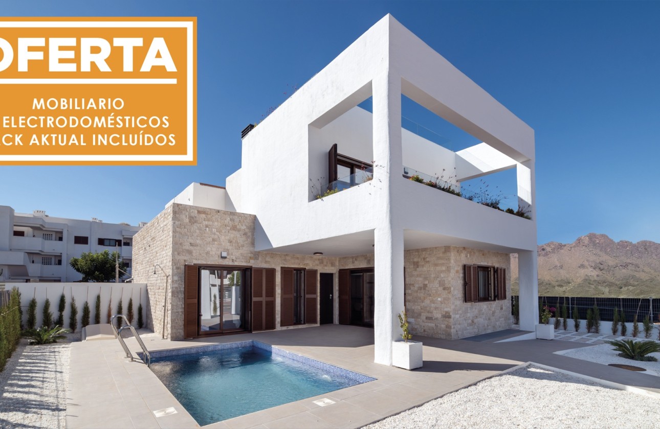 NIEUWBOUW - Halfvrijstaande villa -
Pulpí - Spain