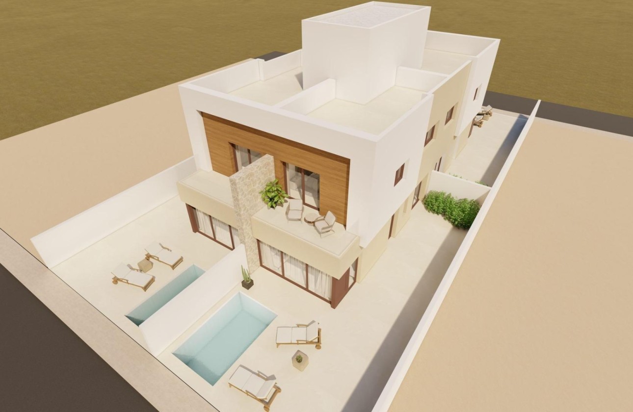 NIEUWBOUW - Halfvrijstaande villa -
San Javier - pueblo