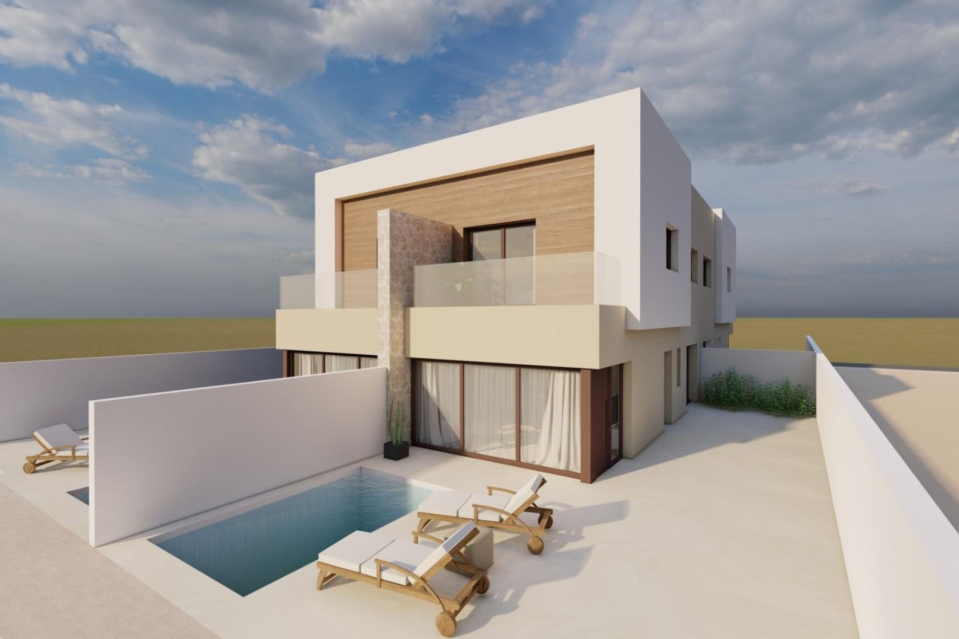 NIEUWBOUW - Halfvrijstaande villa -
San Javier - pueblo
