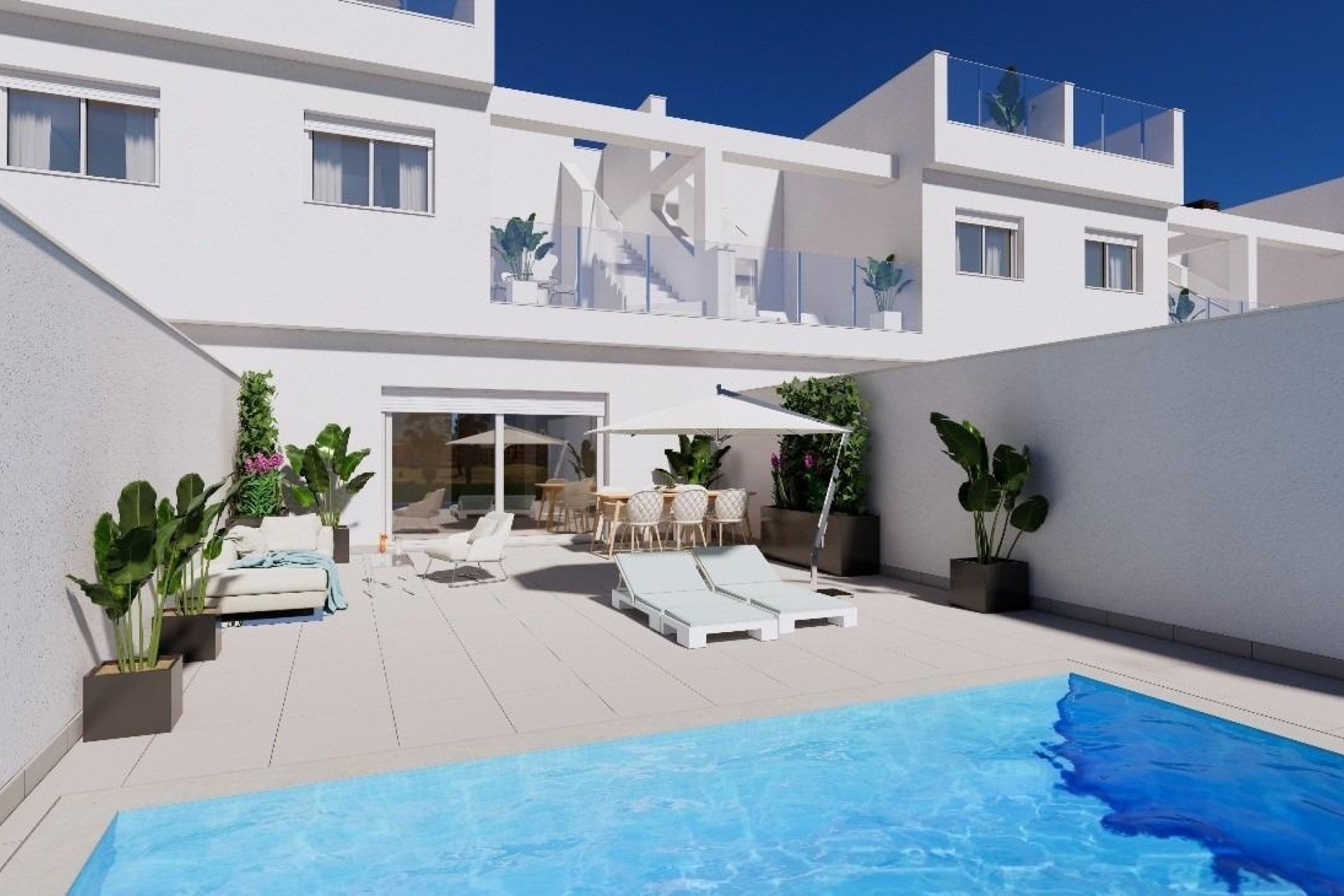 NIEUWBOUW - Rijhuis -
Los Alcázares - Serena Golf