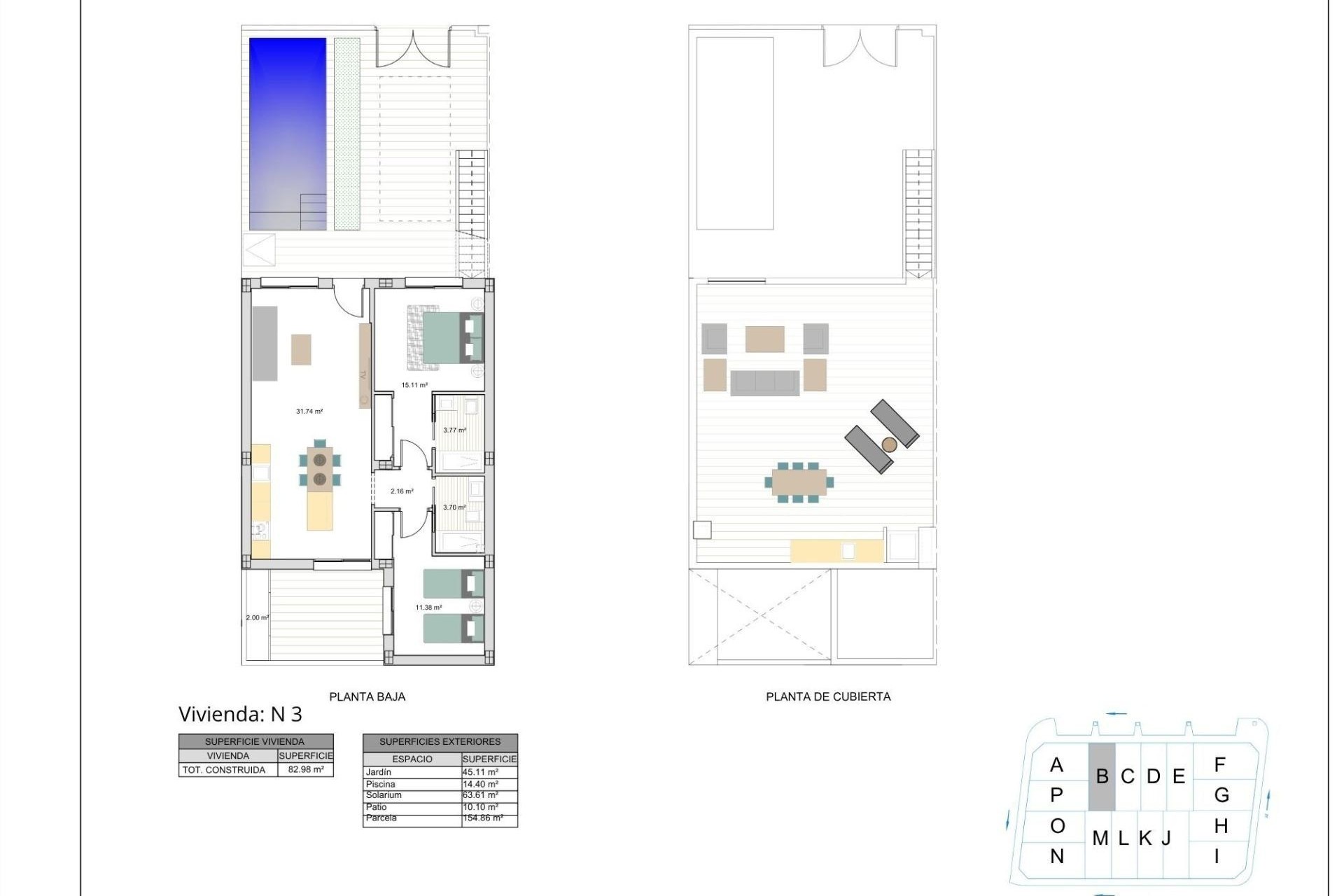 NIEUWBOUW - Rijhuis -
Torre Pacheco - El Alba
