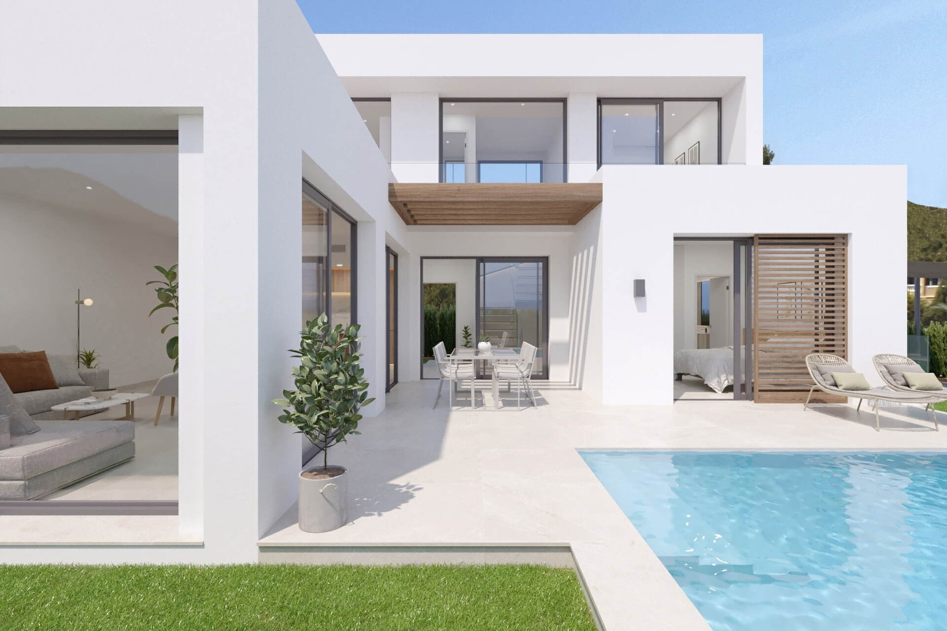NIEUWBOUW - Vrijstaande Villa -
Alfaz del Pi - Alfas del Pí