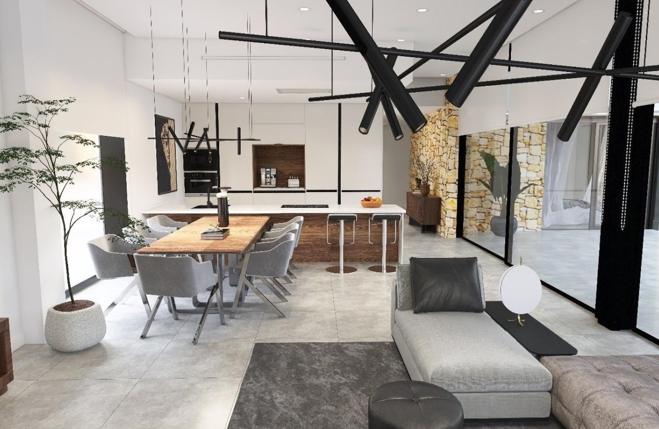 NIEUWBOUW - Vrijstaande Villa -
Aspe - Poligono 19