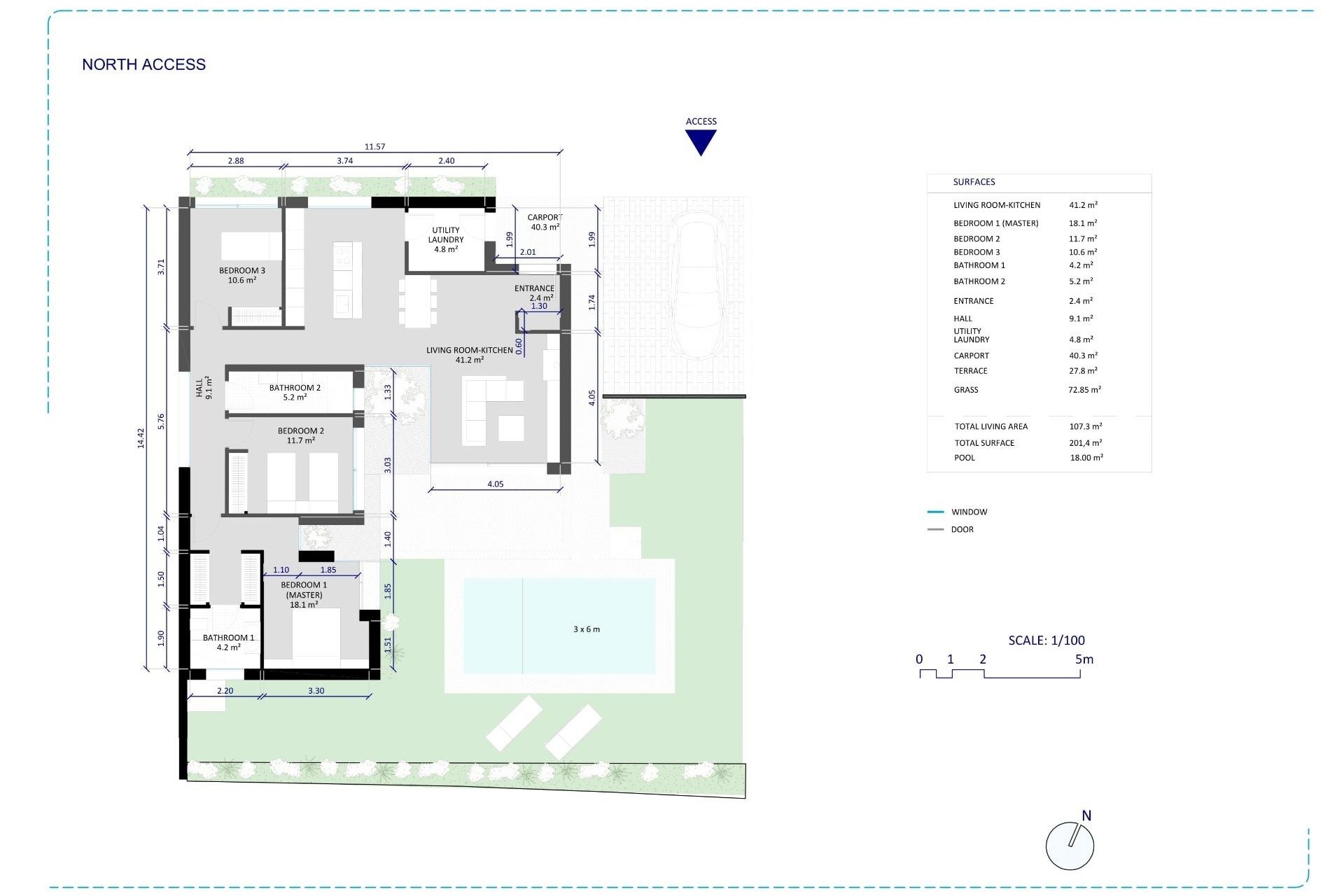 NIEUWBOUW - Vrijstaande Villa -
Baños y Mendigo - Altaona Golf