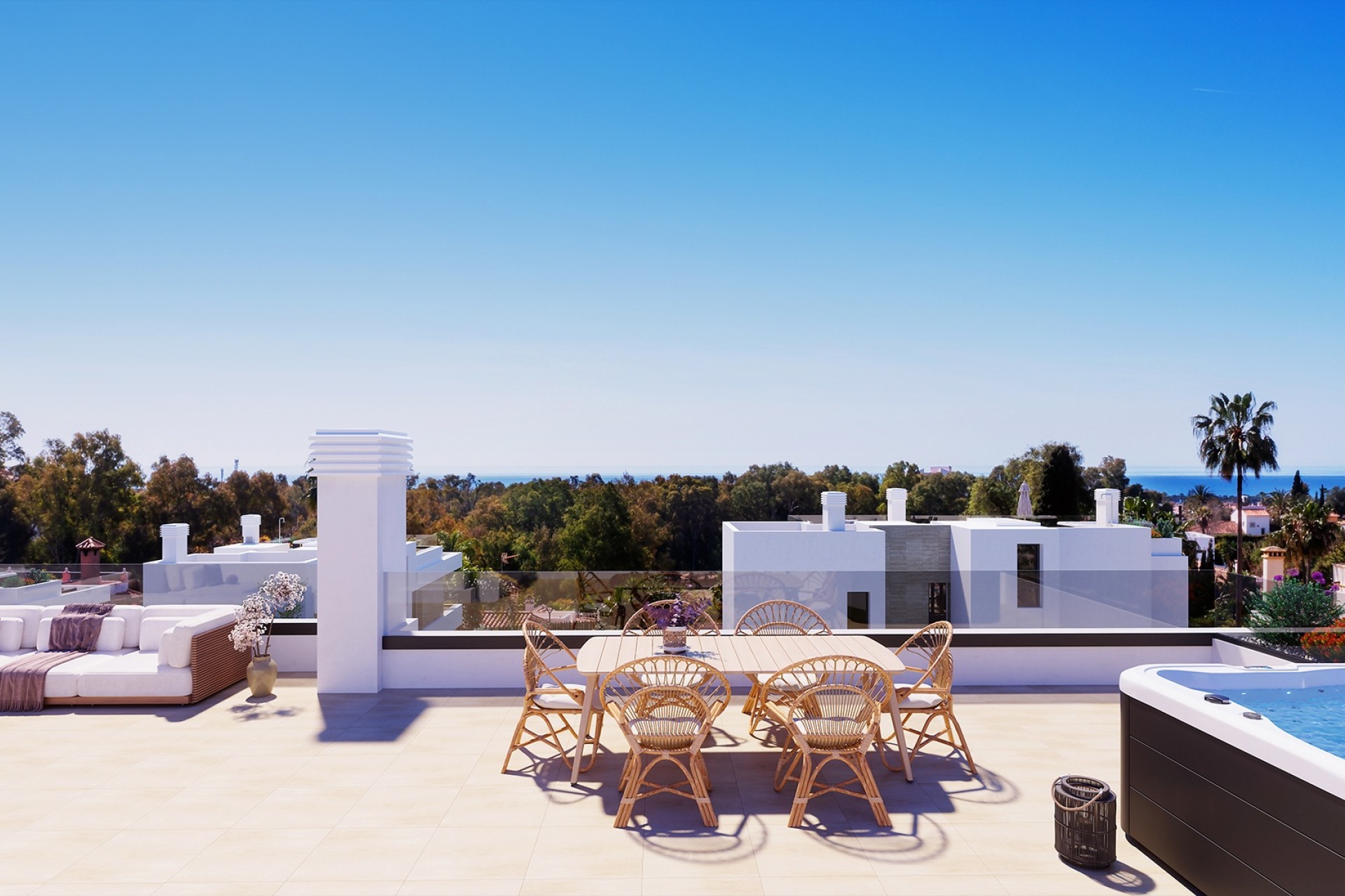 NIEUWBOUW - Vrijstaande Villa -
Estepona (Málaga) - Spain