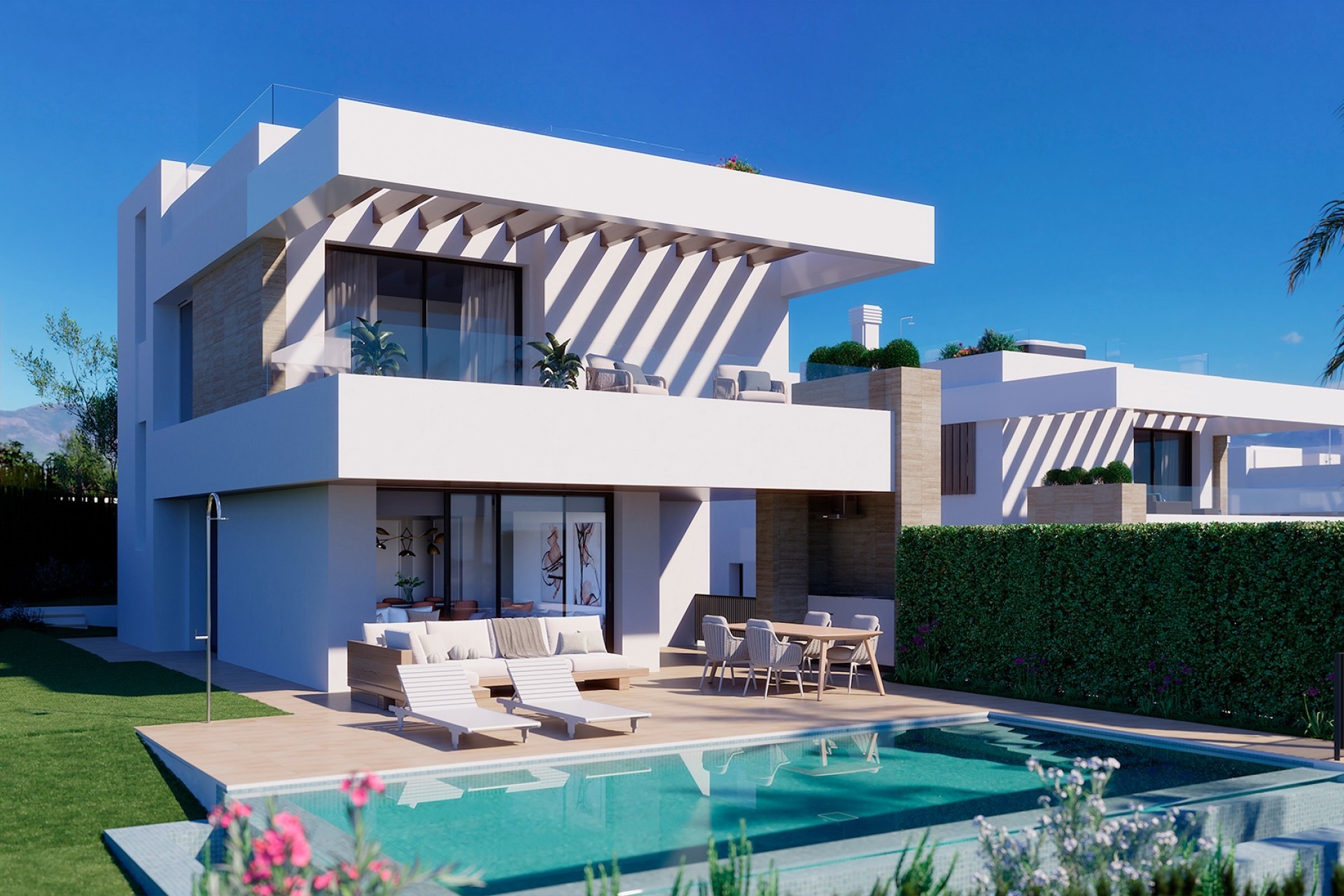 NIEUWBOUW - Vrijstaande Villa -
Estepona - Spain