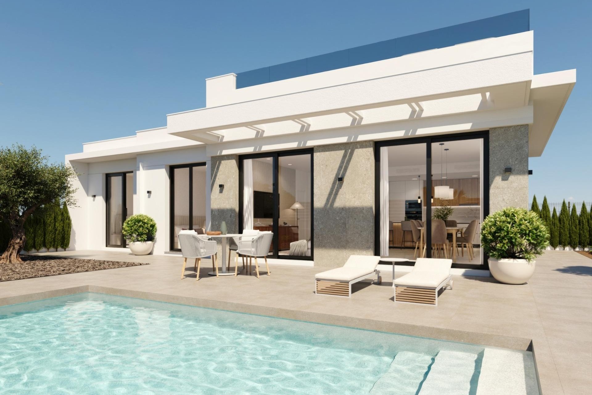 NIEUWBOUW - Vrijstaande Villa -
Fuente Álamo - Hacienda Del Álamo Golf