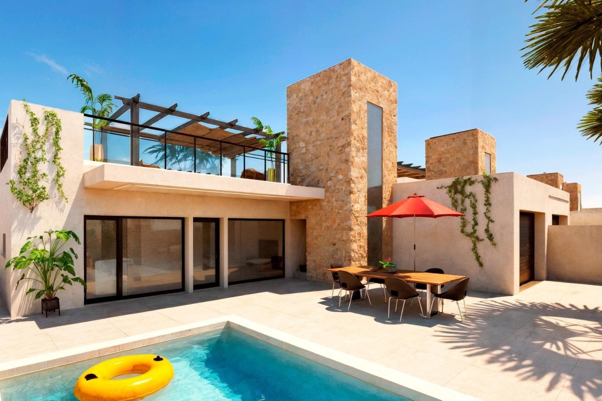 NIEUWBOUW - Vrijstaande Villa -
Fuente Álamo - La Pinilla