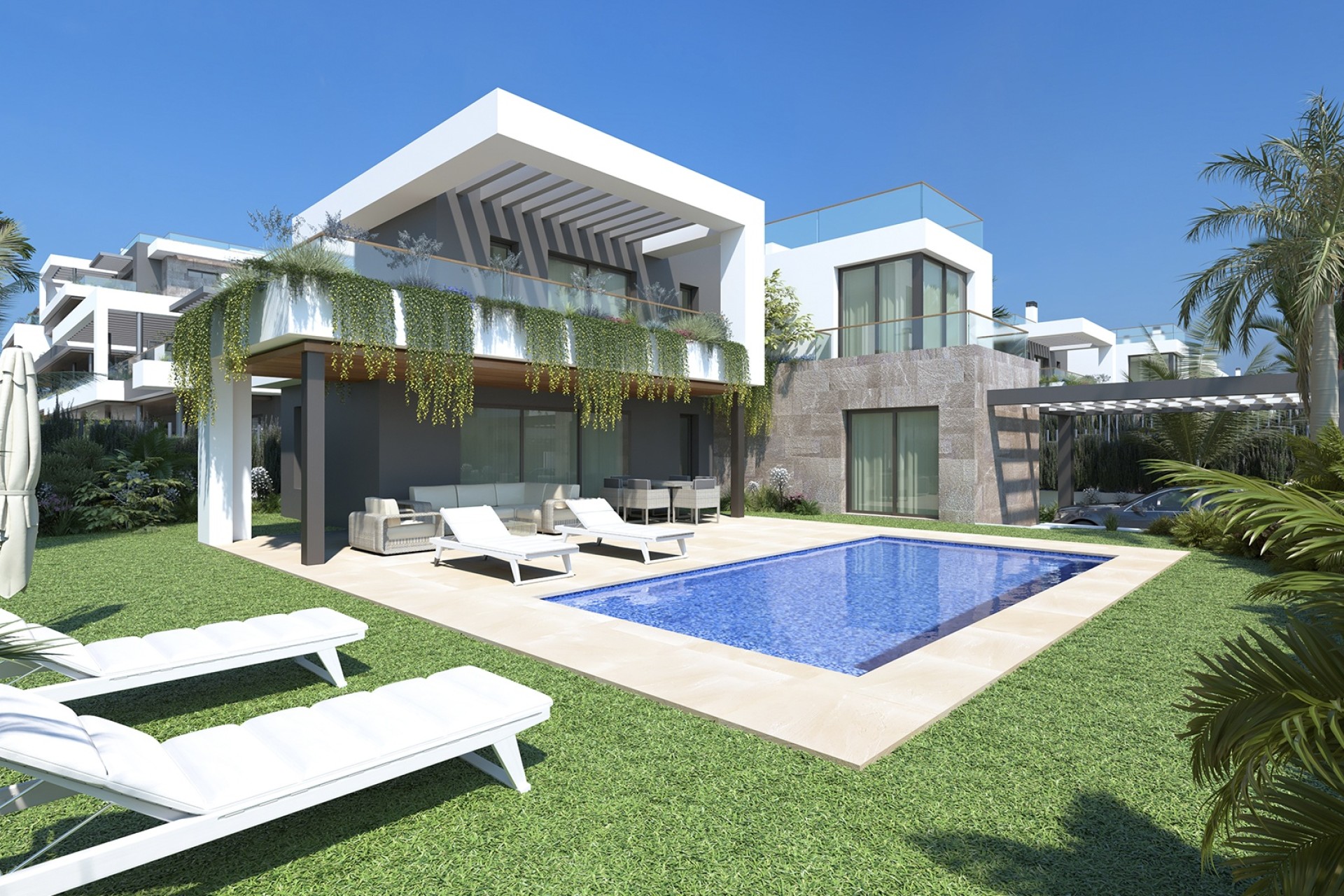 NIEUWBOUW - Vrijstaande Villa -
﻿Torrevieja (Alicante) - Spain