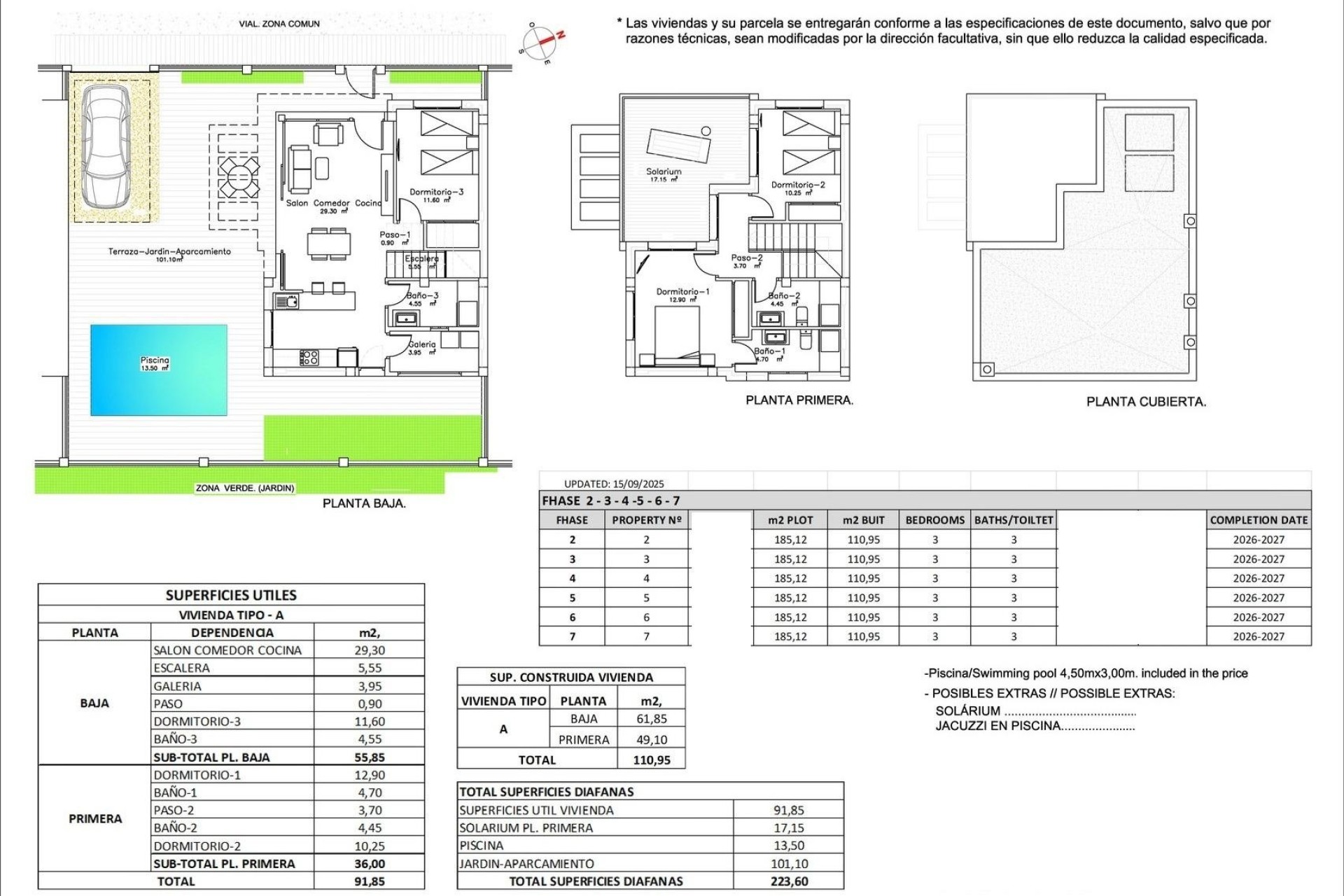 NIEUWBOUW - Vrijstaande Villa -
Los Montesinos - La Herada