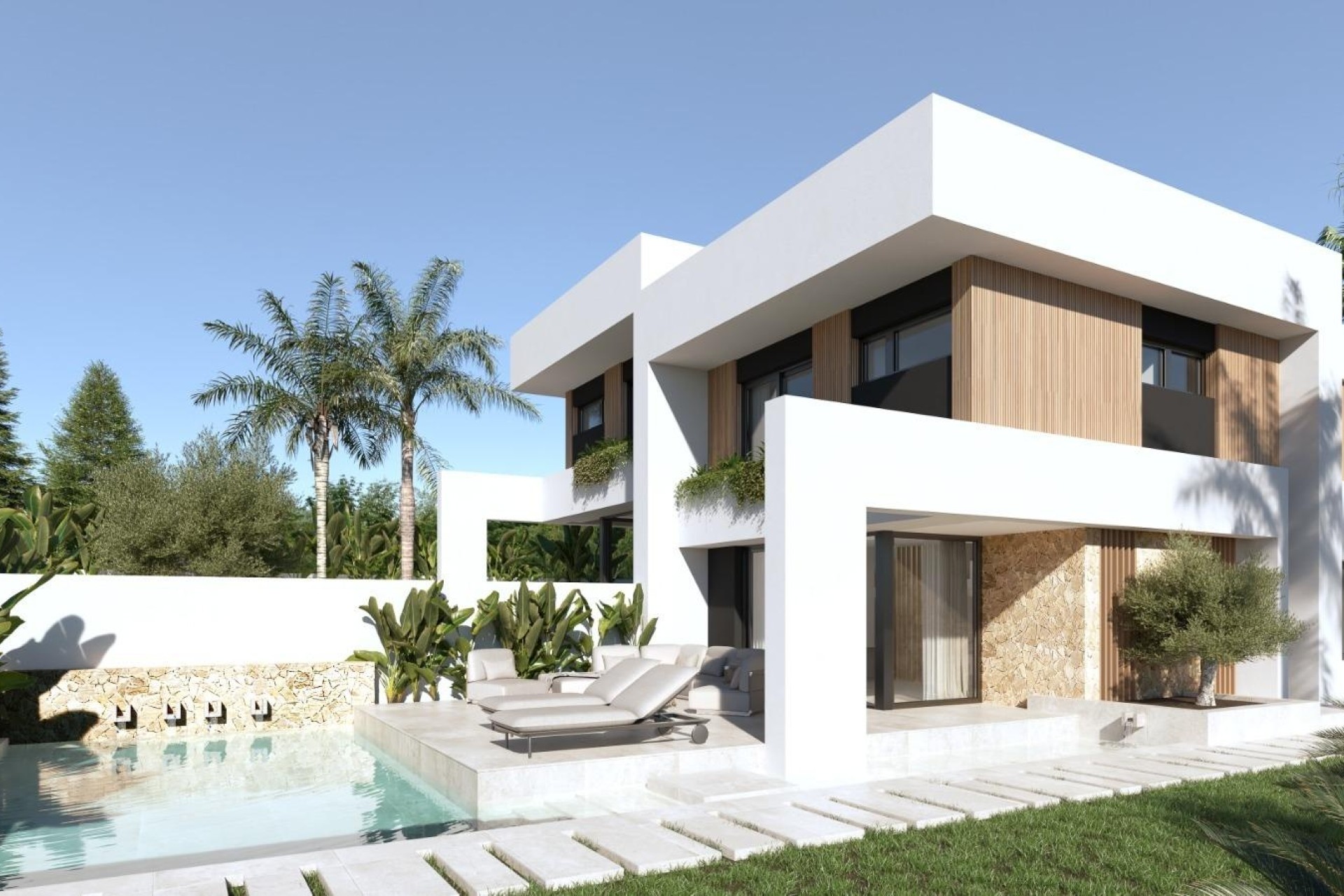 NIEUWBOUW - Vrijstaande Villa -
Orihuela Costa - Las Filipinas